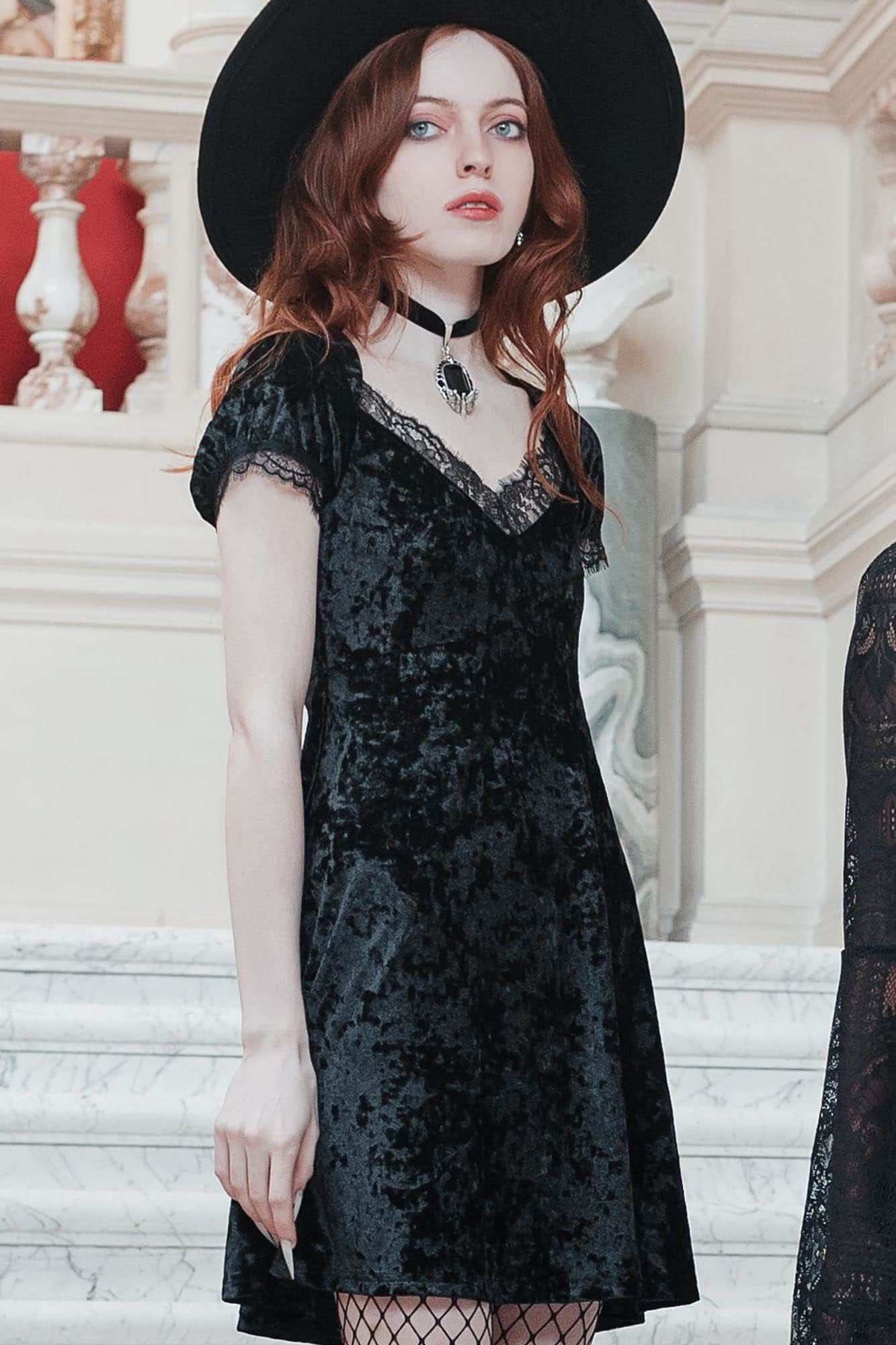 Kiss Of Death Skater Dress Resurrect sold by Killstar