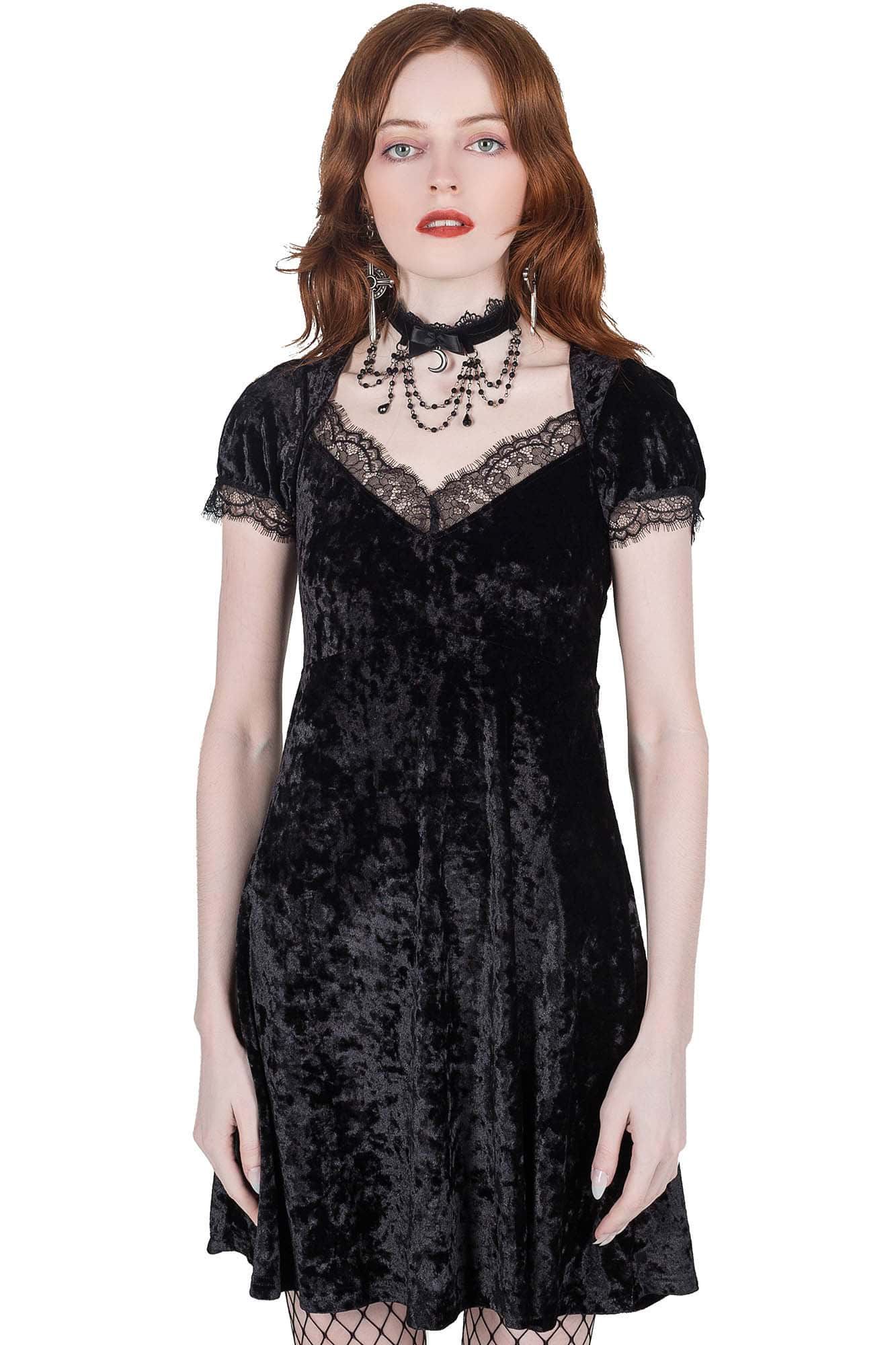 Kiss Of Death Skater Dress Resurrect sold by Killstar product image thumbnail 2