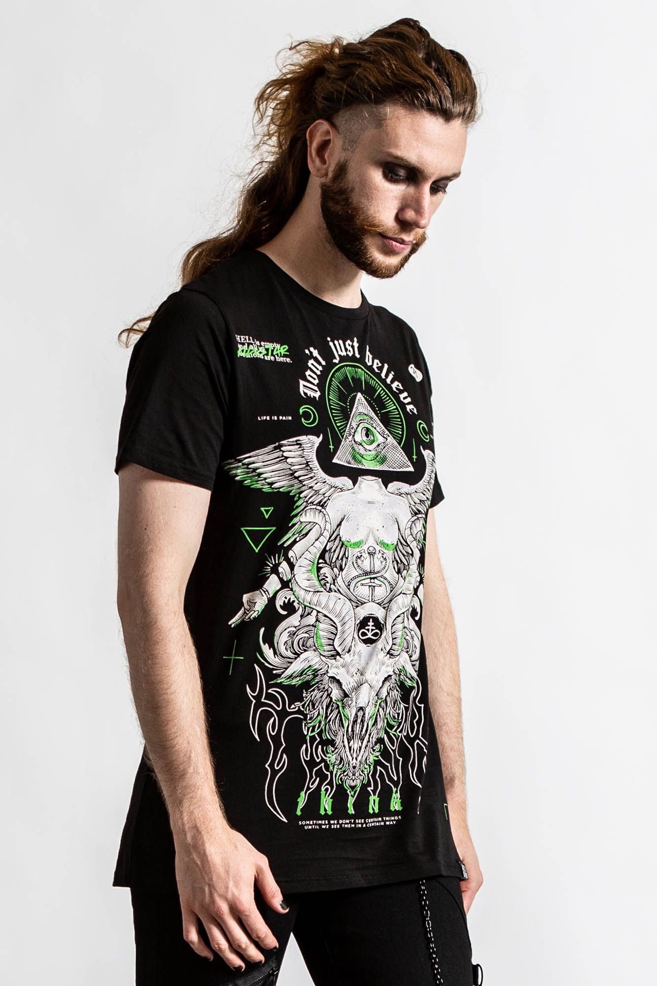 Illuminated T-Shirt sold by Killstar product image thumbnail 3