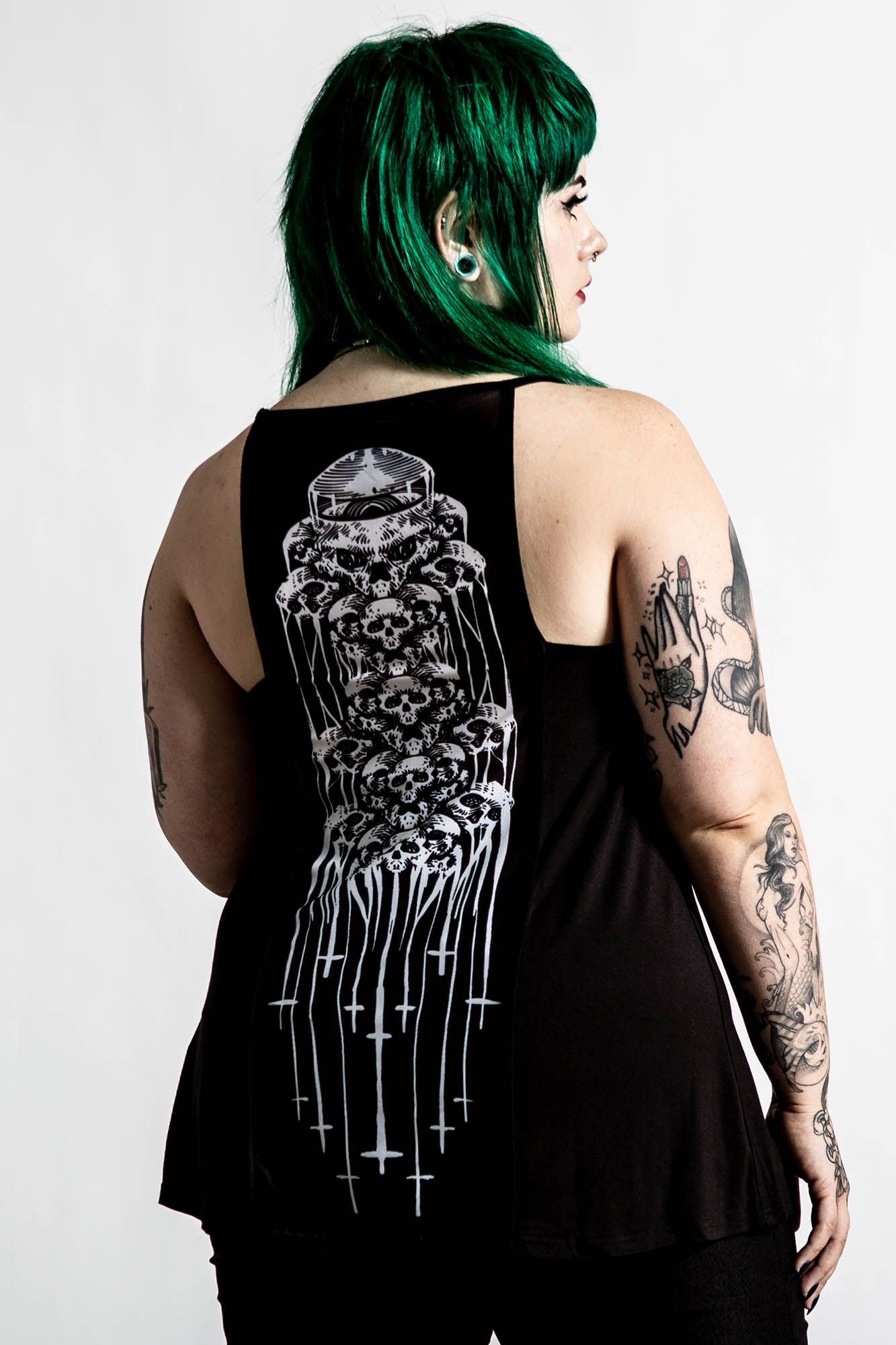 Cursed Mesh Vest Resurrect sold by Killstar product image thumbnail 2