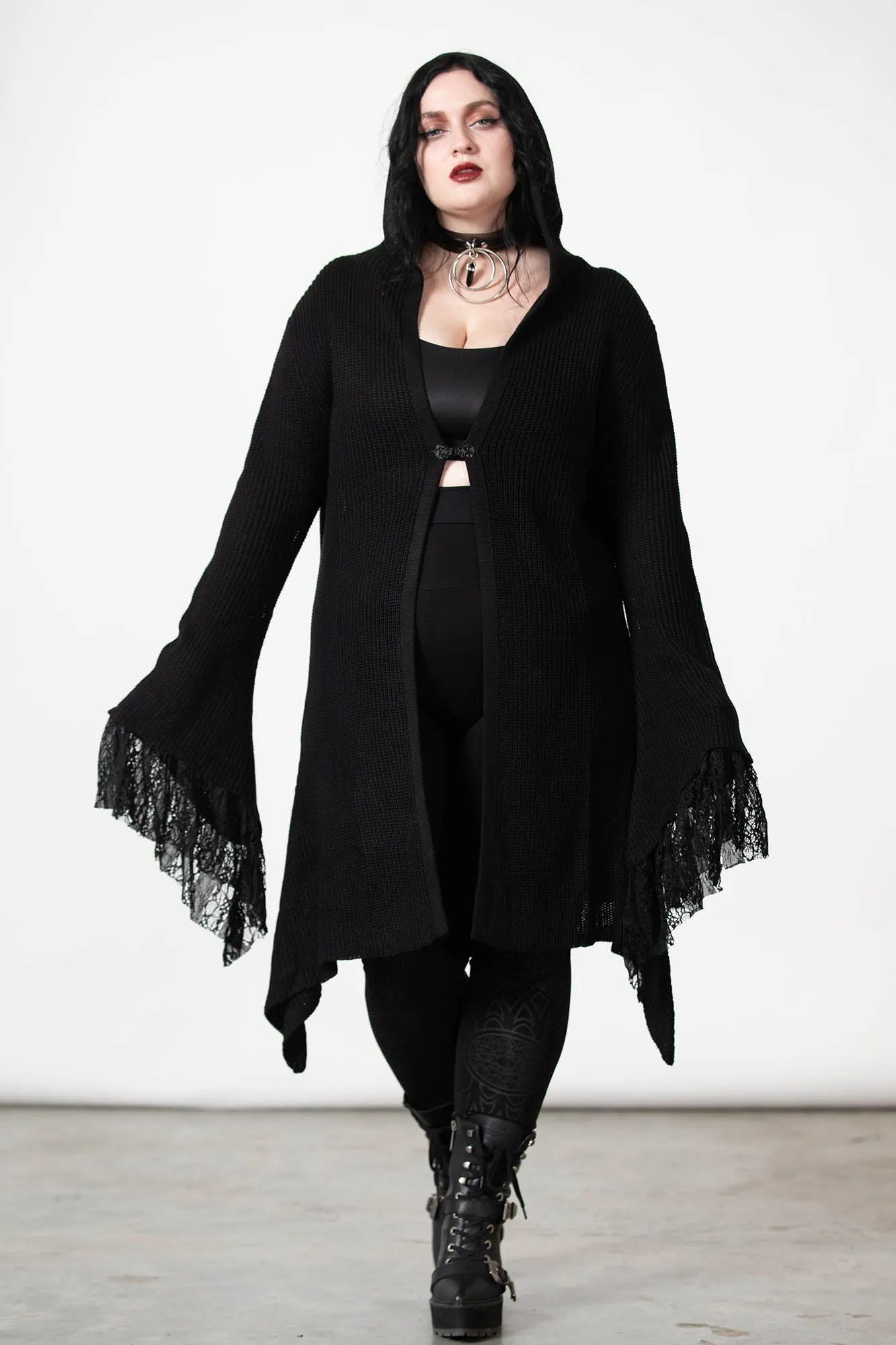 Wild Craft Knit Longline-Cardigan sold by Killstar product image thumbnail 2