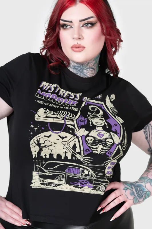 Mistress Of The Morgure Fitted Tee [PLUS] sold by Killstar