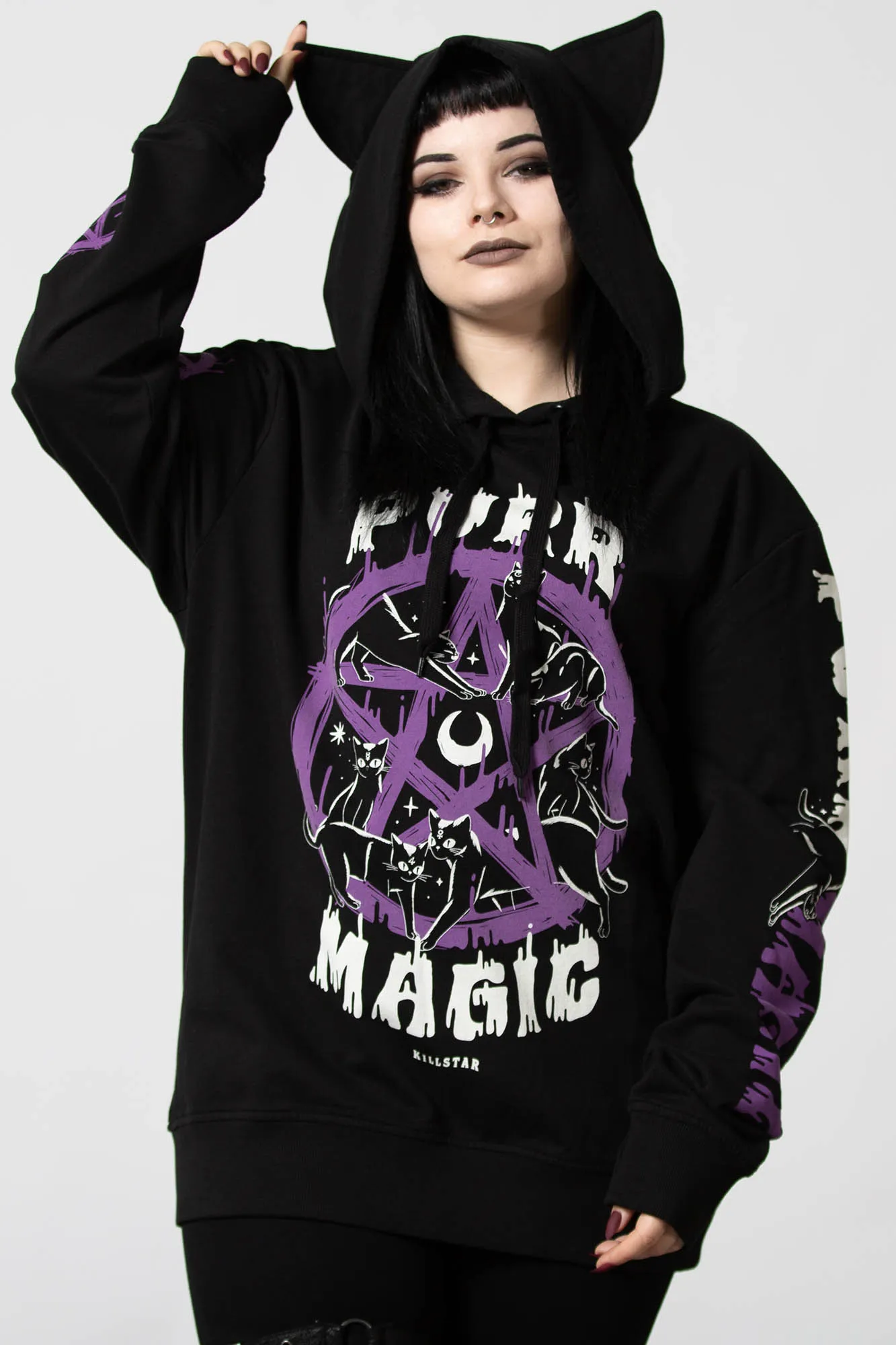 Purr Magic Kitty Hood - Resurrect sold by Killstar product image thumbnail 2