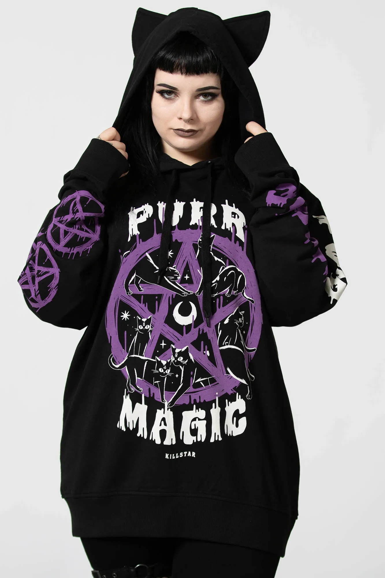 Purr Magic Kitty Hood - Resurrect sold by Killstar product image thumbnail 4