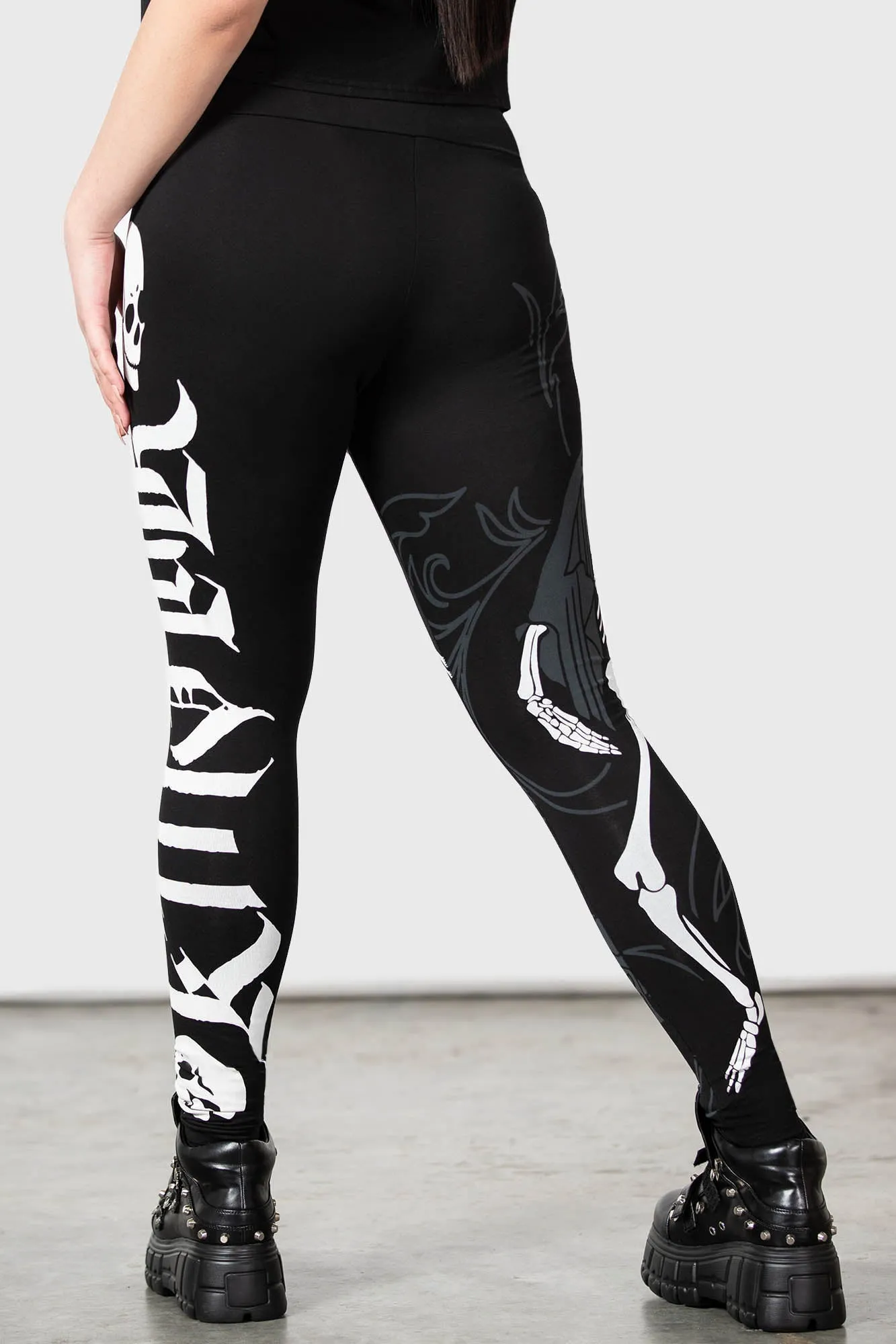 Danse Macabre Leggings sold by Killstar product image thumbnail 4