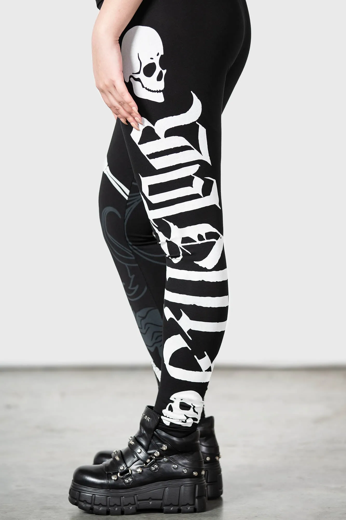 Danse Macabre Leggings sold by Killstar product image thumbnail 2