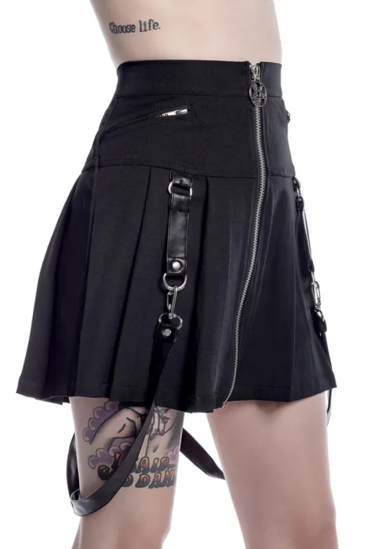 Blaire B*tch Mini Skirt [B] Resurrect sold by Killstar