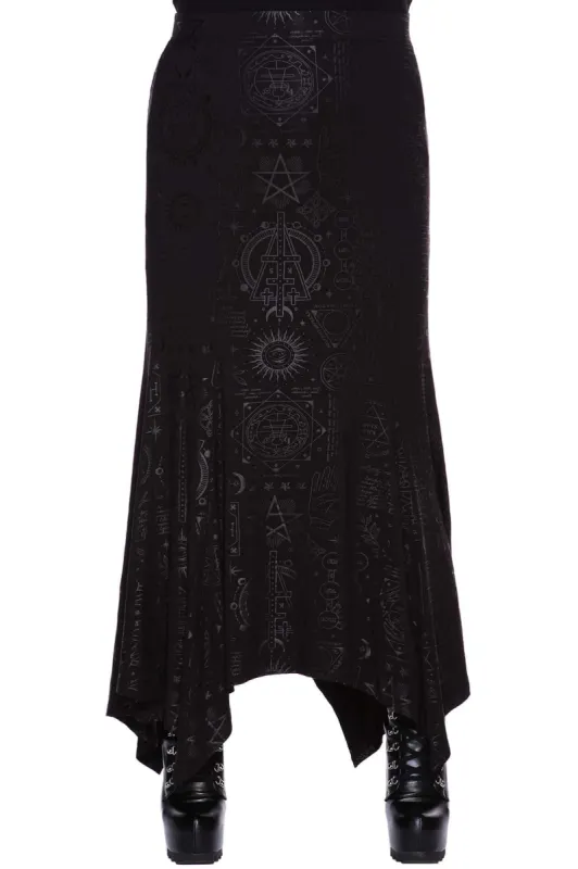 Elemental Maxi Skirt [PLUS] Resurrect sold by Killstar