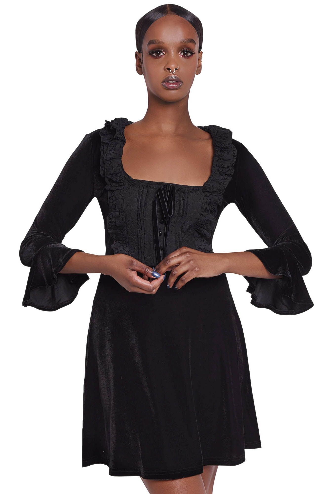 Laid To Rest Shift Dress Resurrect sold by Killstar product image thumbnail 3