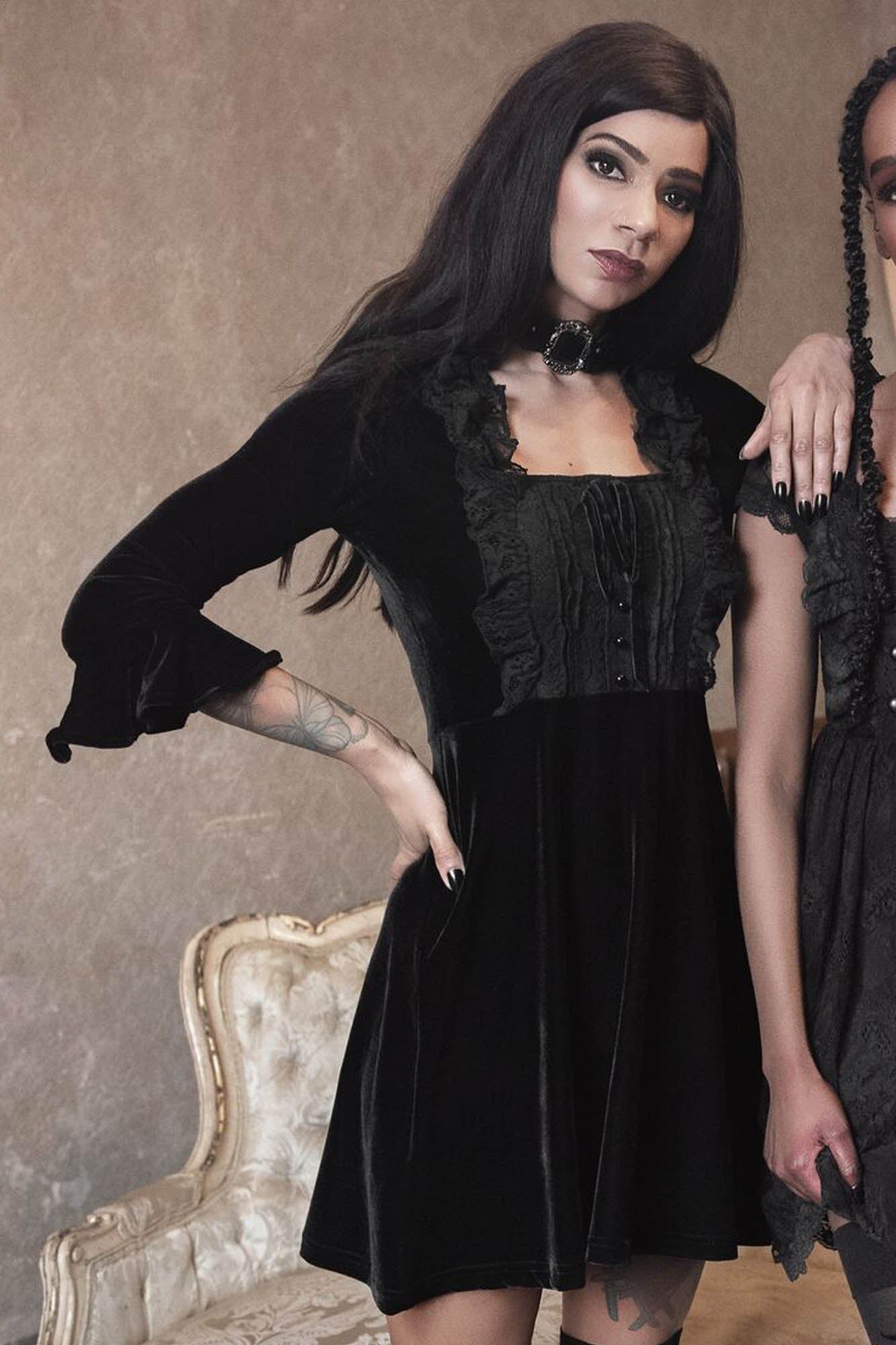 Laid To Rest Shift Dress Resurrect sold by Killstar