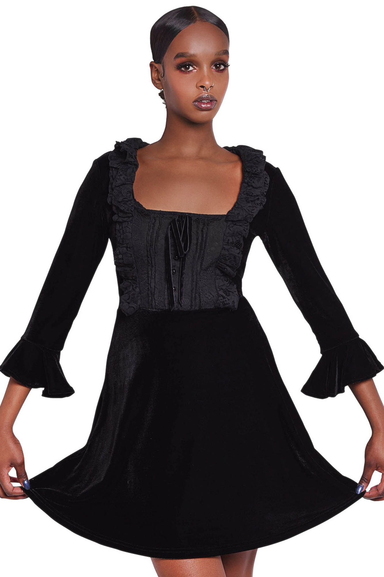 Laid To Rest Shift Dress Resurrect sold by Killstar product image thumbnail 2