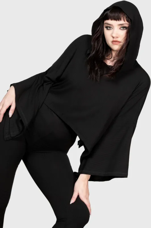 No Sleep Lounge Hoodie sold by Killstar