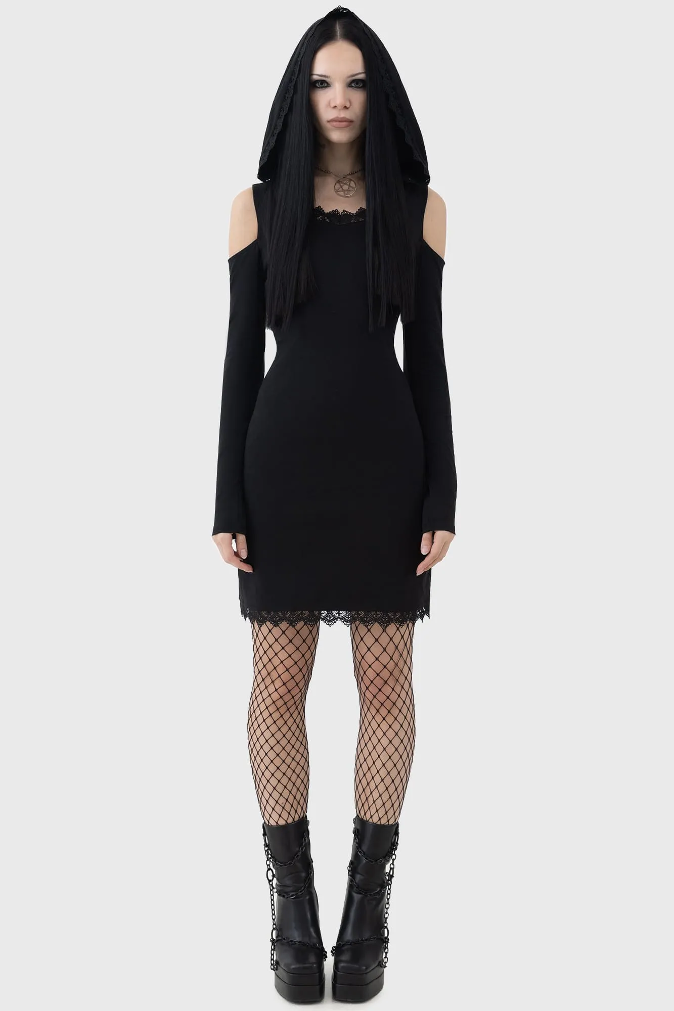 Moon Card Dress sold by Killstar product image thumbnail 2