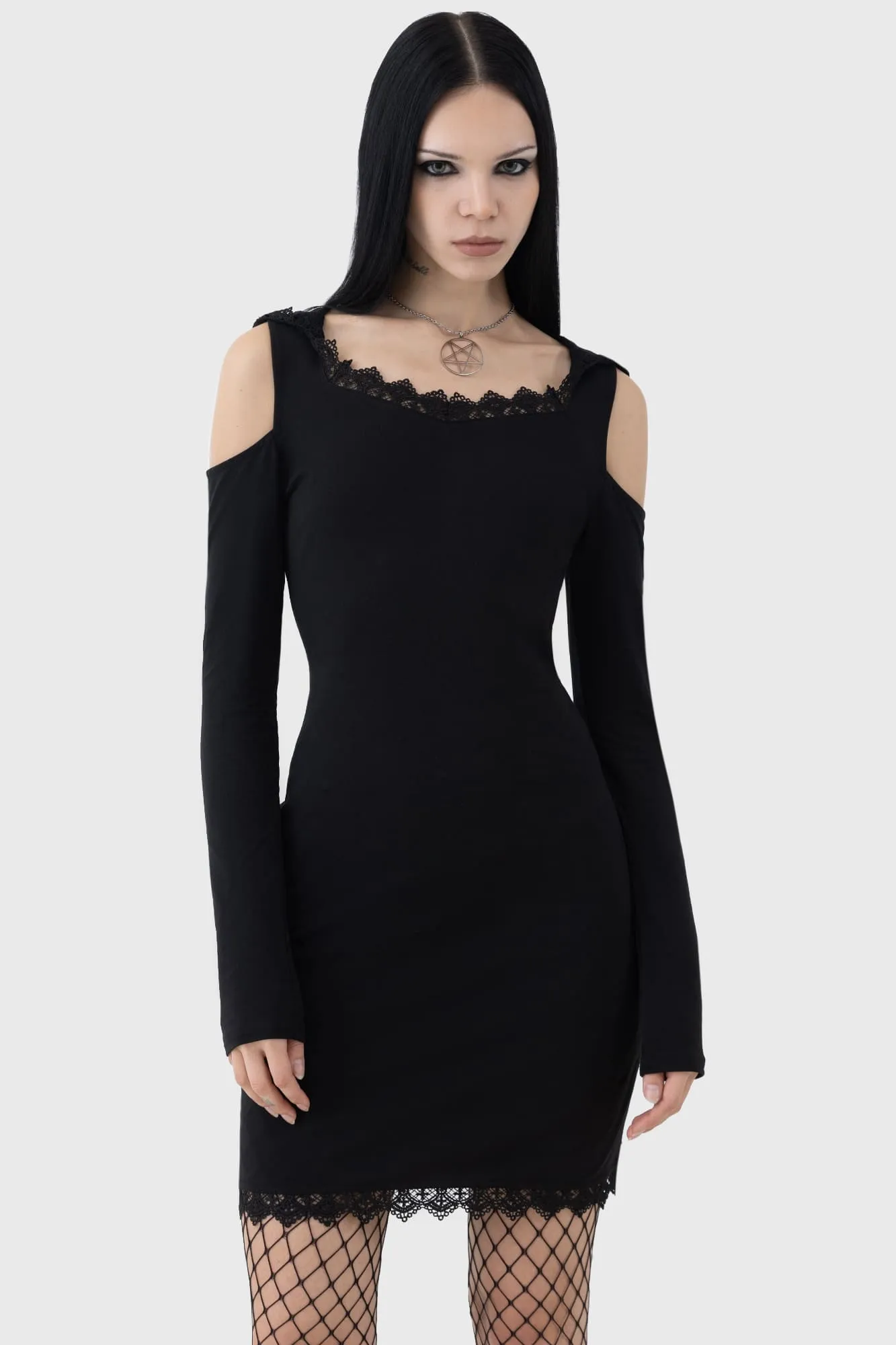 Moon Card Dress sold by Killstar product image thumbnail 4