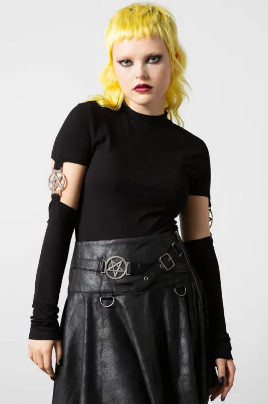 Demoness Crop Top - Resurrect sold by Killstar