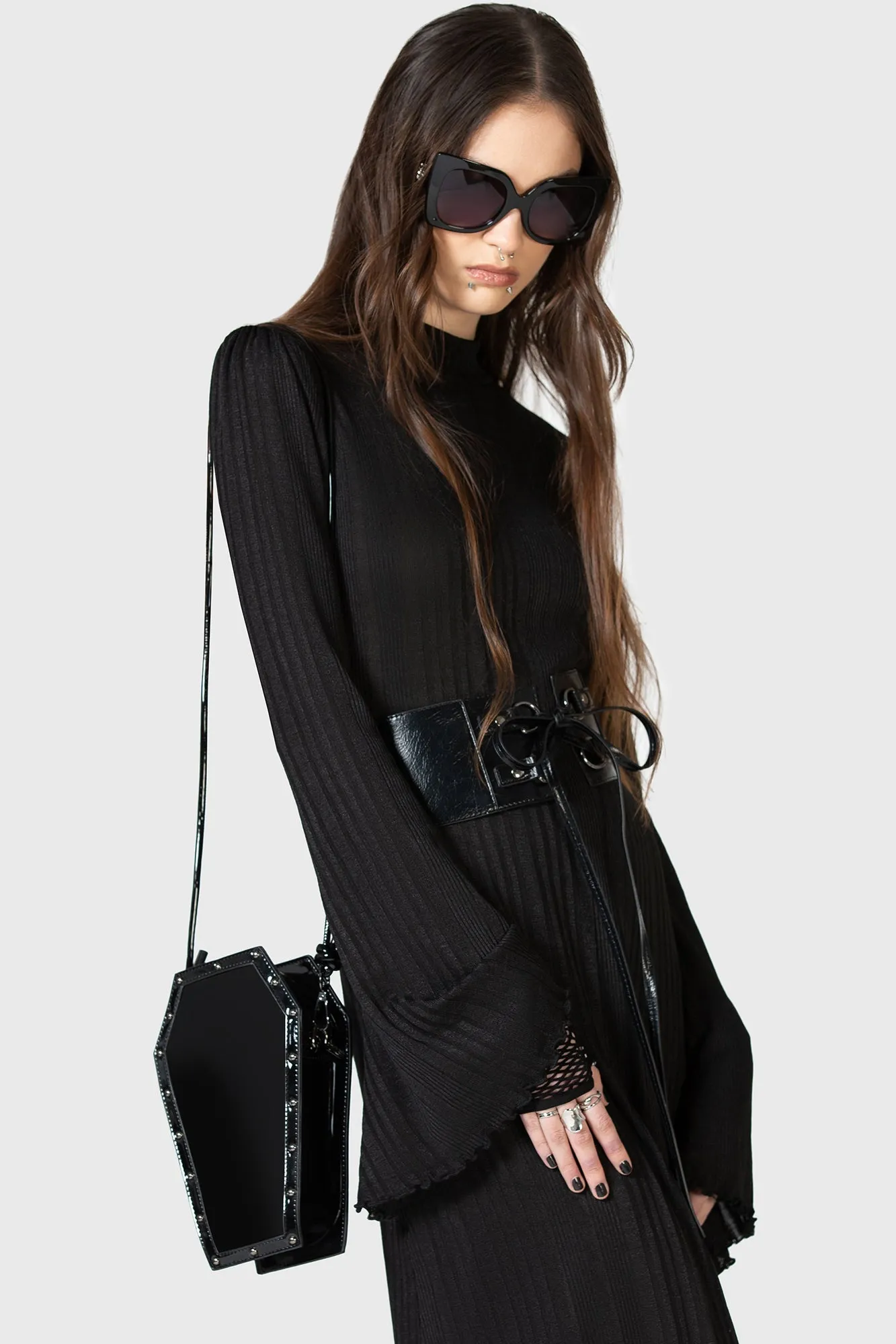 Unconfirmed Coffin Crossbody Bag sold by Killstar product image thumbnail 5