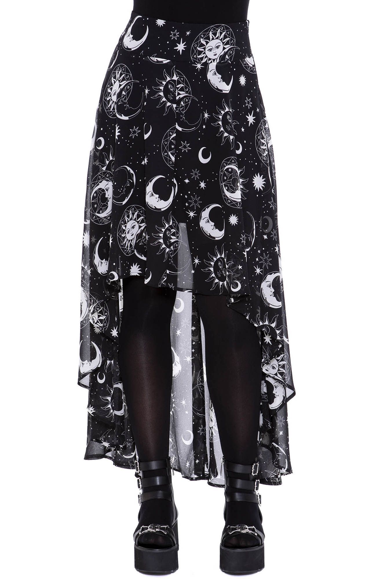 Astral Light Maxi Skirt Resurrect sold by Killstar