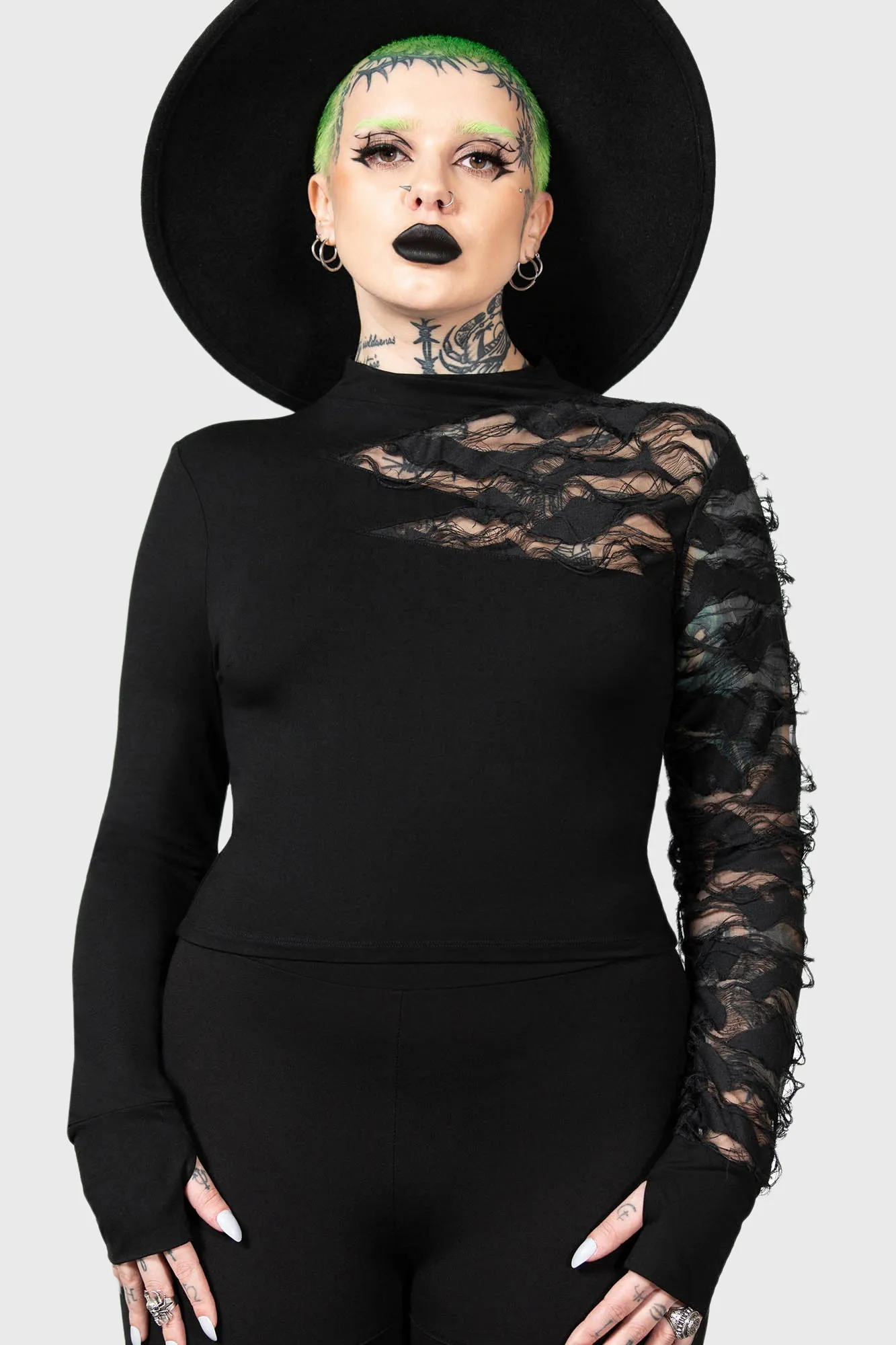 Willa Long Sleeve Top sold by Killstar product image thumbnail 2
