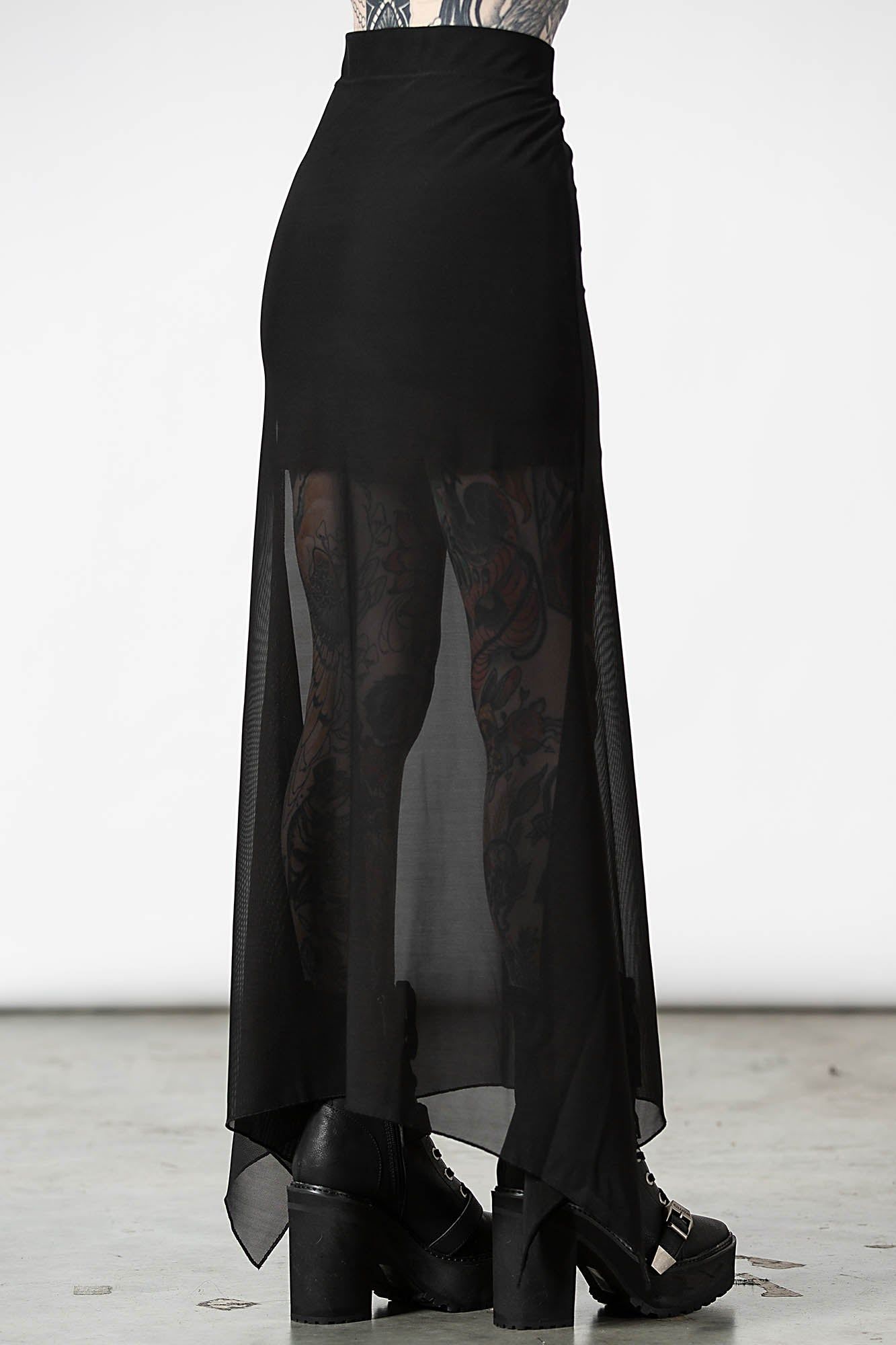 Death Star Maxi Skirt Resurrect sold by Killstar product image thumbnail 5