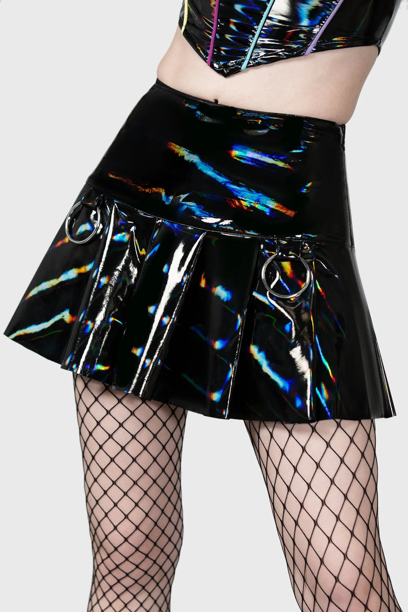Neon's Ink Stain Skirt sold by Killstar product image thumbnail 2