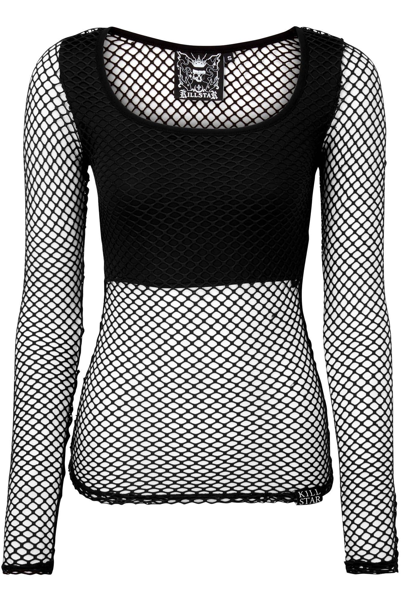 Cordelia Fishnet Top Resurrect sold by Killstar product image thumbnail 3