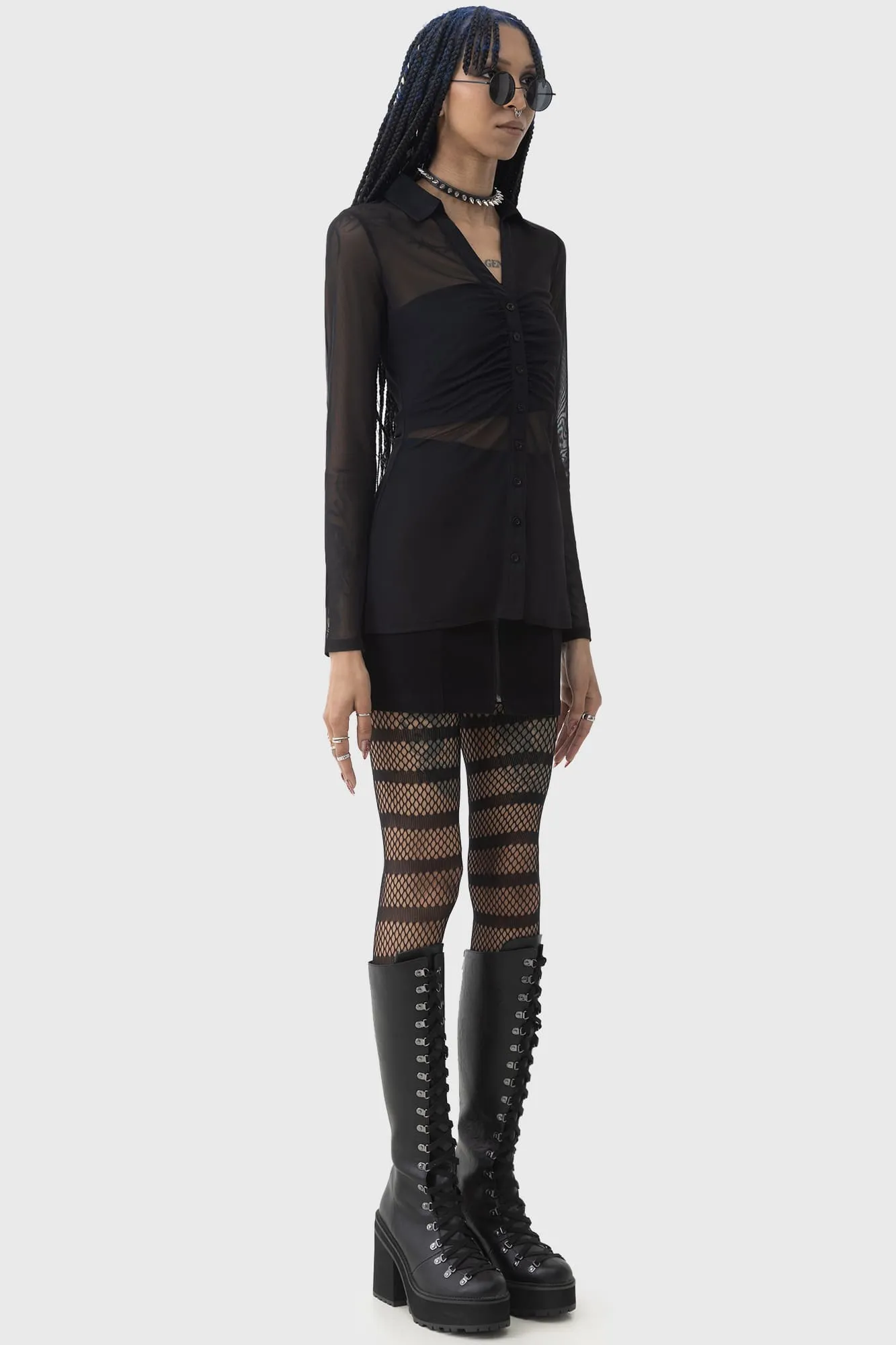 After The After Mesh Shirt sold by Killstar product image thumbnail 4