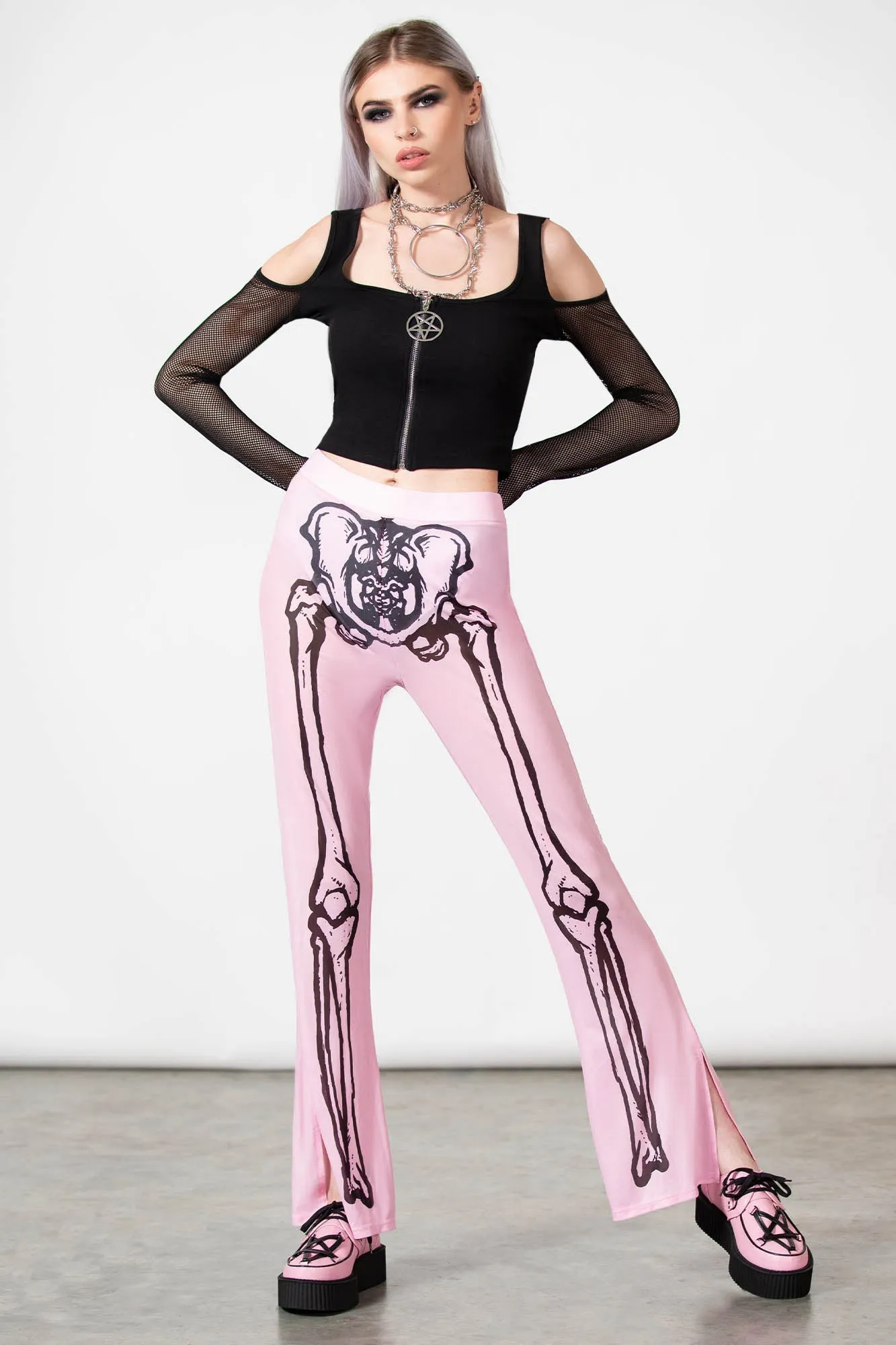 Ex Girlfriend Flares sold by Killstar product image thumbnail 2