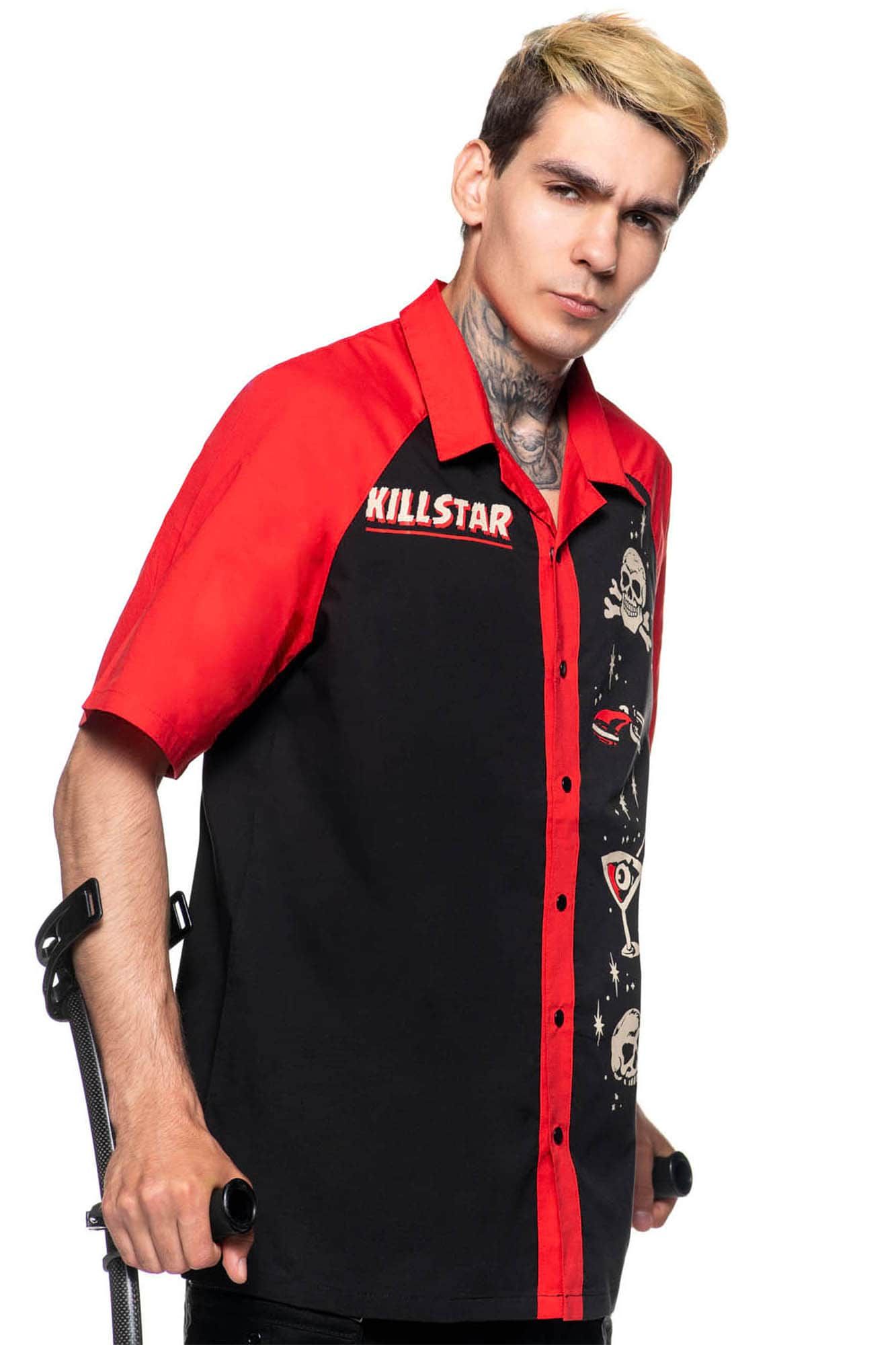 She Devil Bowling Shirt sold by Killstar product image thumbnail 2