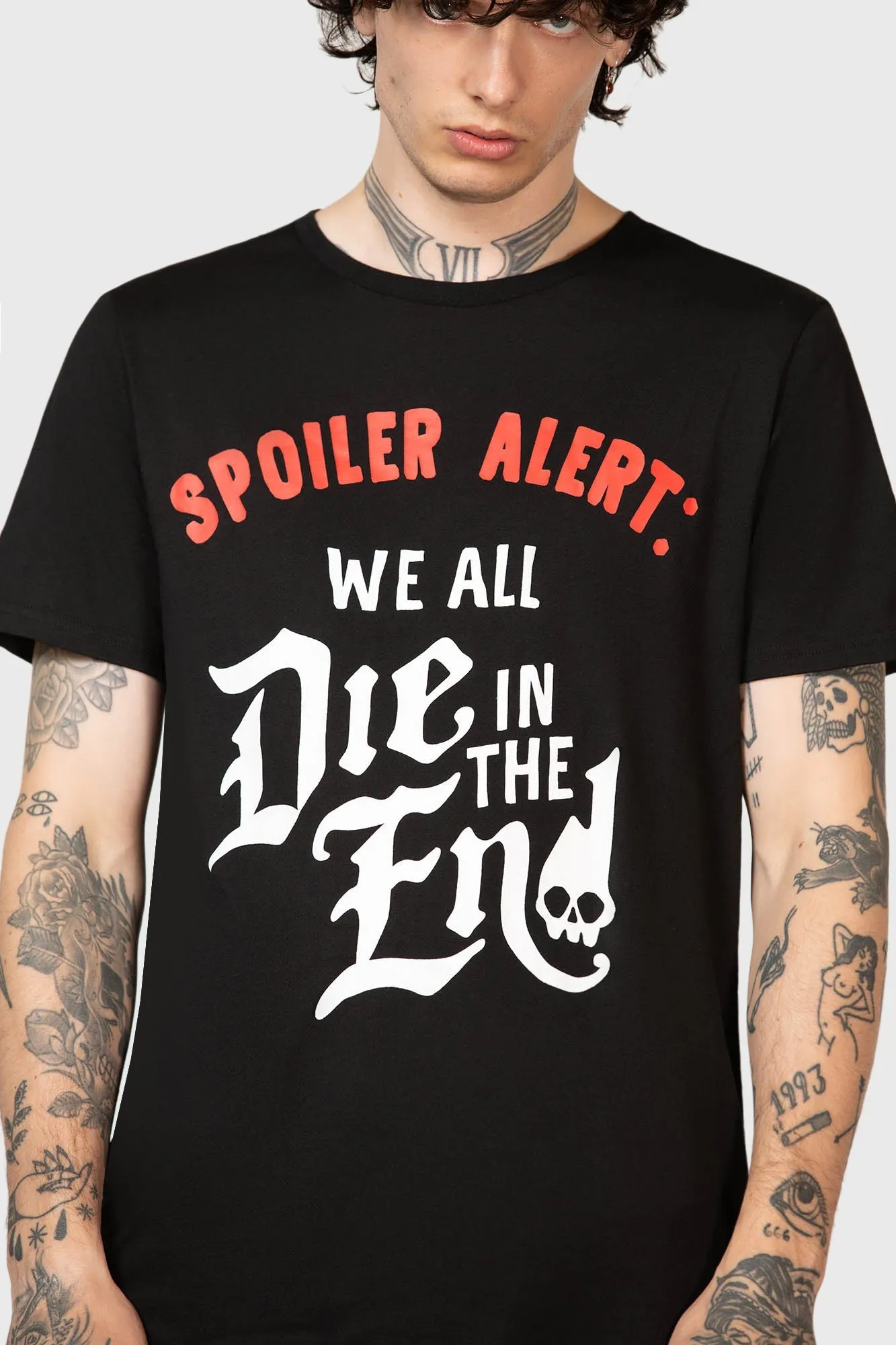 Spoiler T-Shirt sold by Killstar product image thumbnail 2