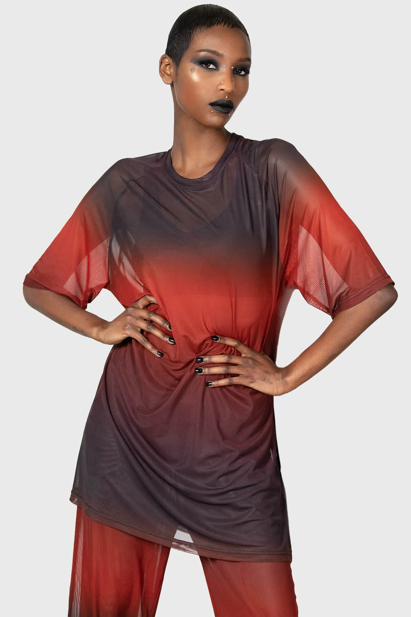 Unreal Trance Mesh Top sold by Killstar