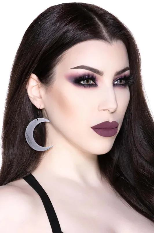 Moon Earrings [B] sold by Killstar