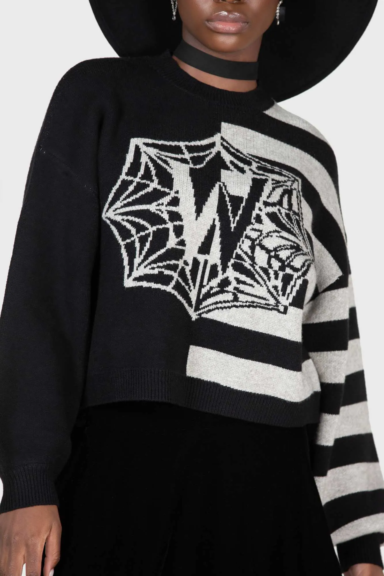 Death's Cold Embrace Sweater sold by Killstar product image thumbnail 2
