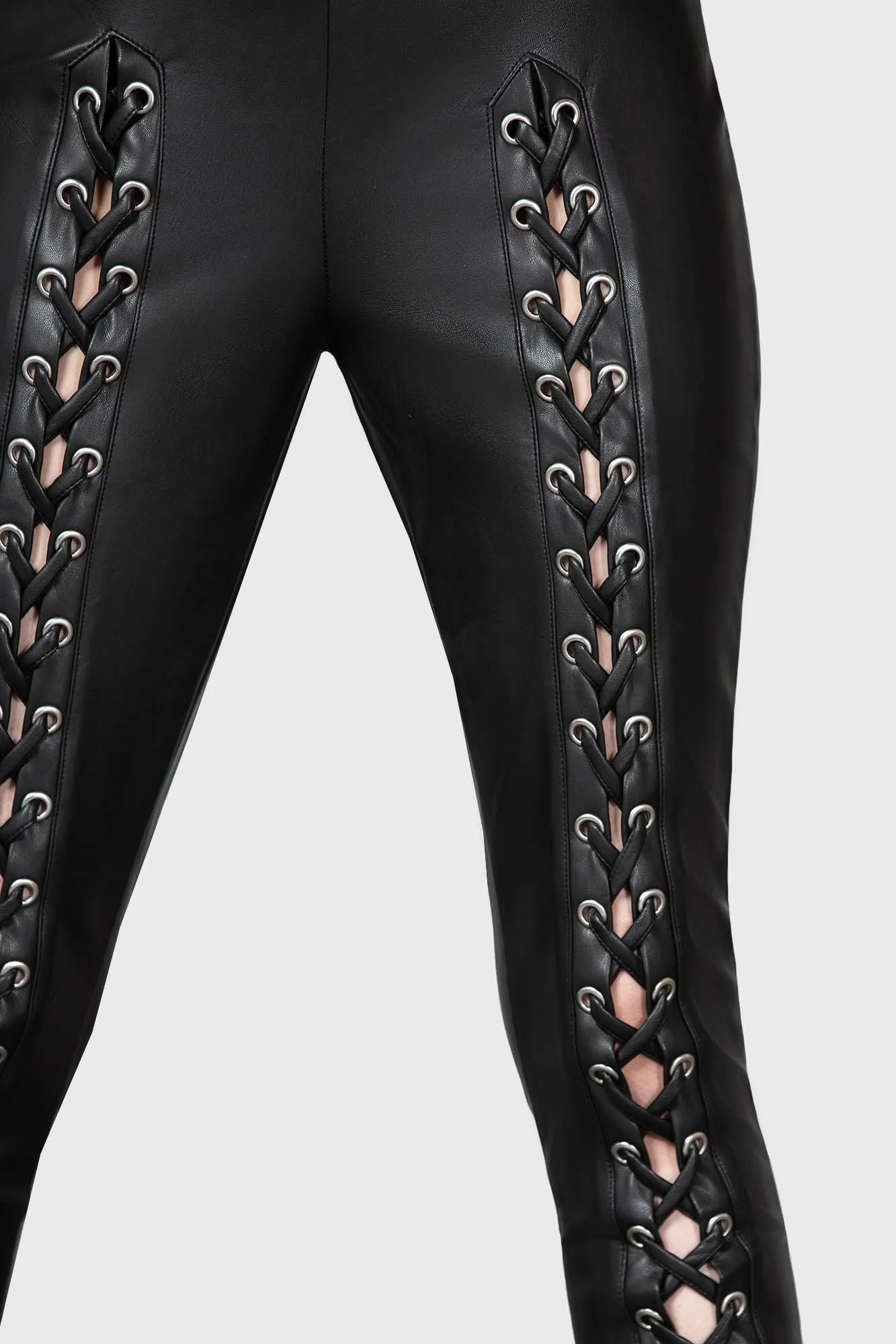 Laced For Days Leggings sold by Killstar product image thumbnail 2