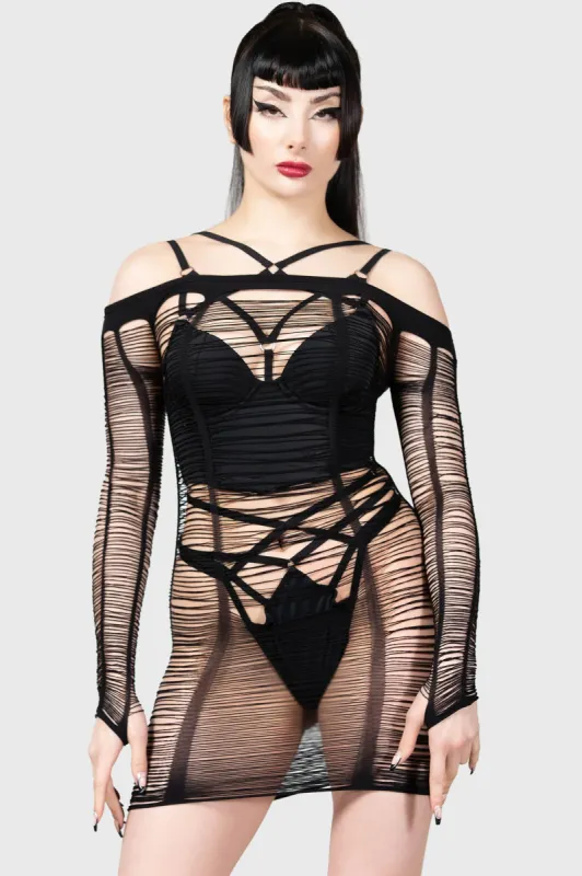 Buried Alive Knit Top sold by Killstar