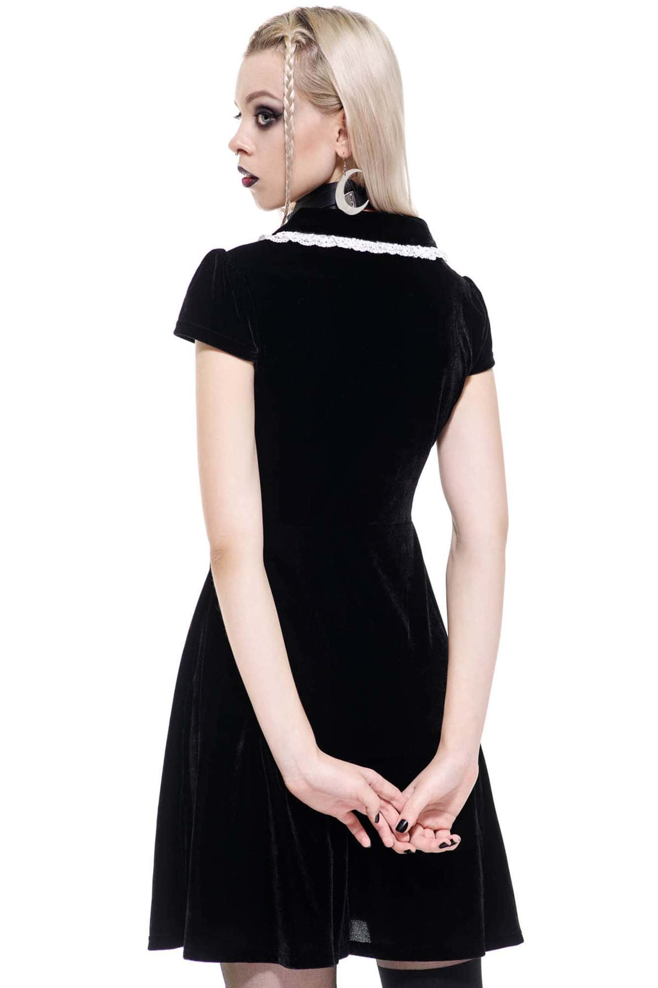 Every Mourning Collar Dress Resurrect sold by Killstar product image thumbnail 3