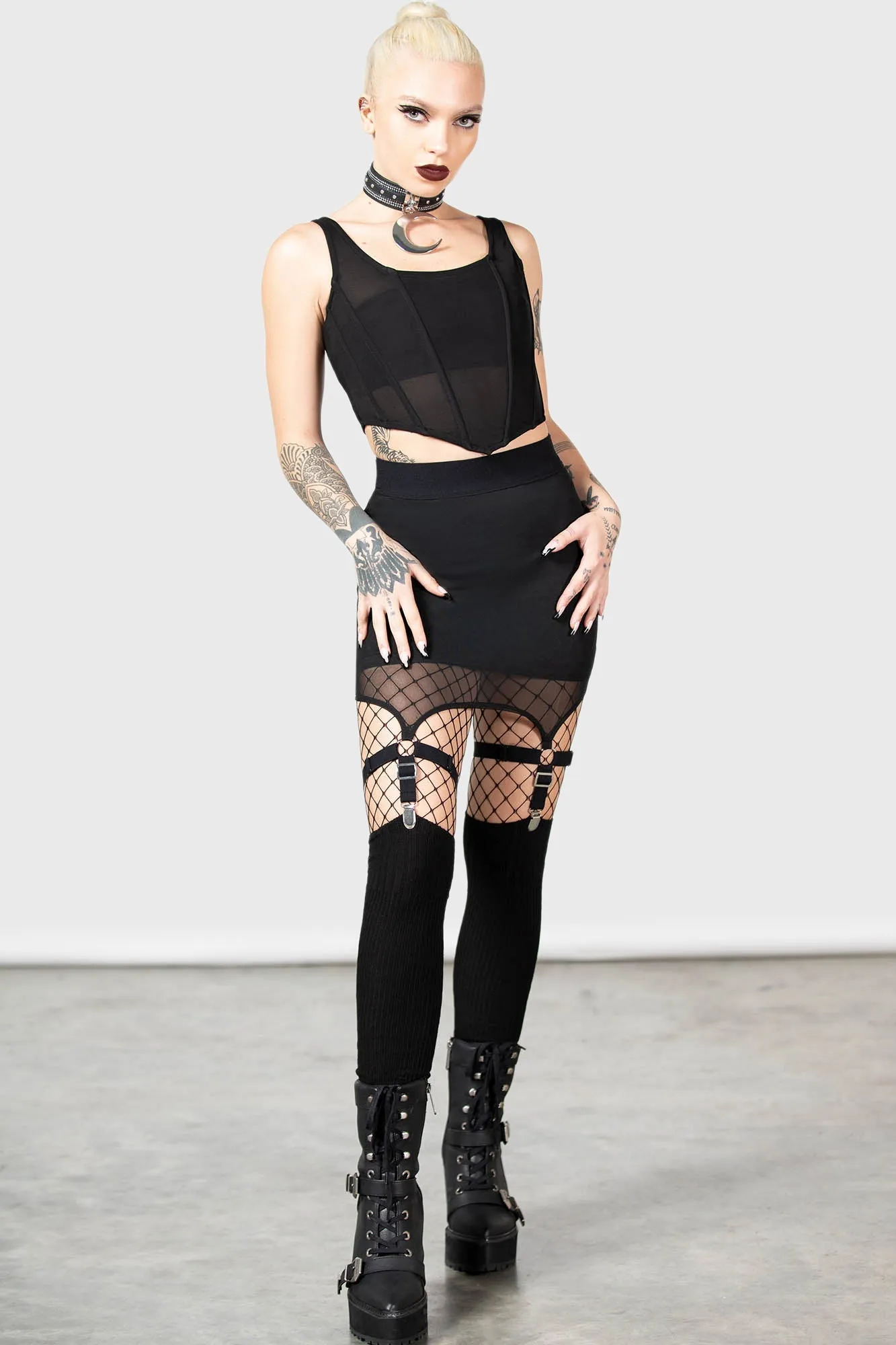 Cassandra Mini Skirt sold by Killstar product image thumbnail 3