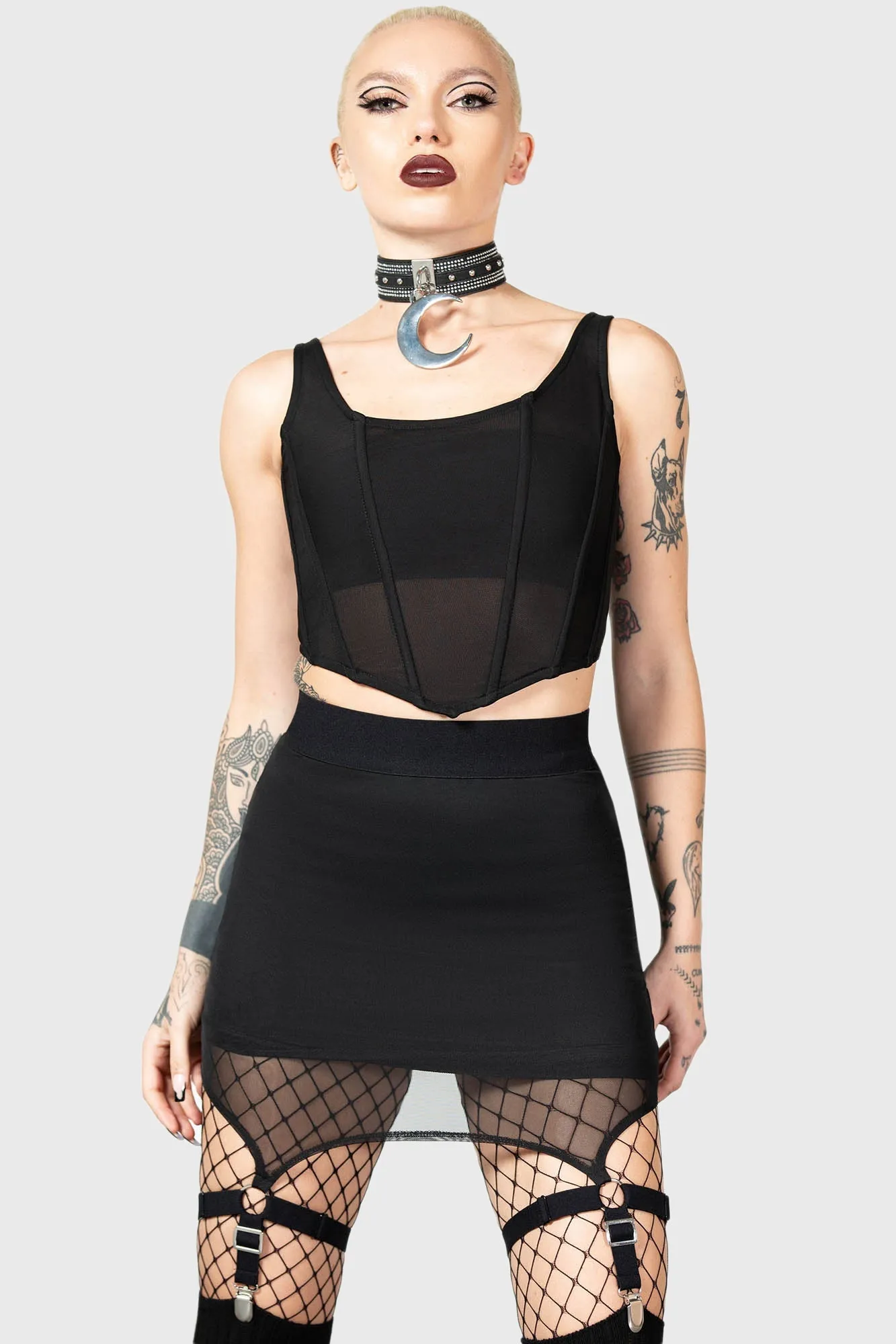 Cassandra Mini Skirt sold by Killstar product image thumbnail 2