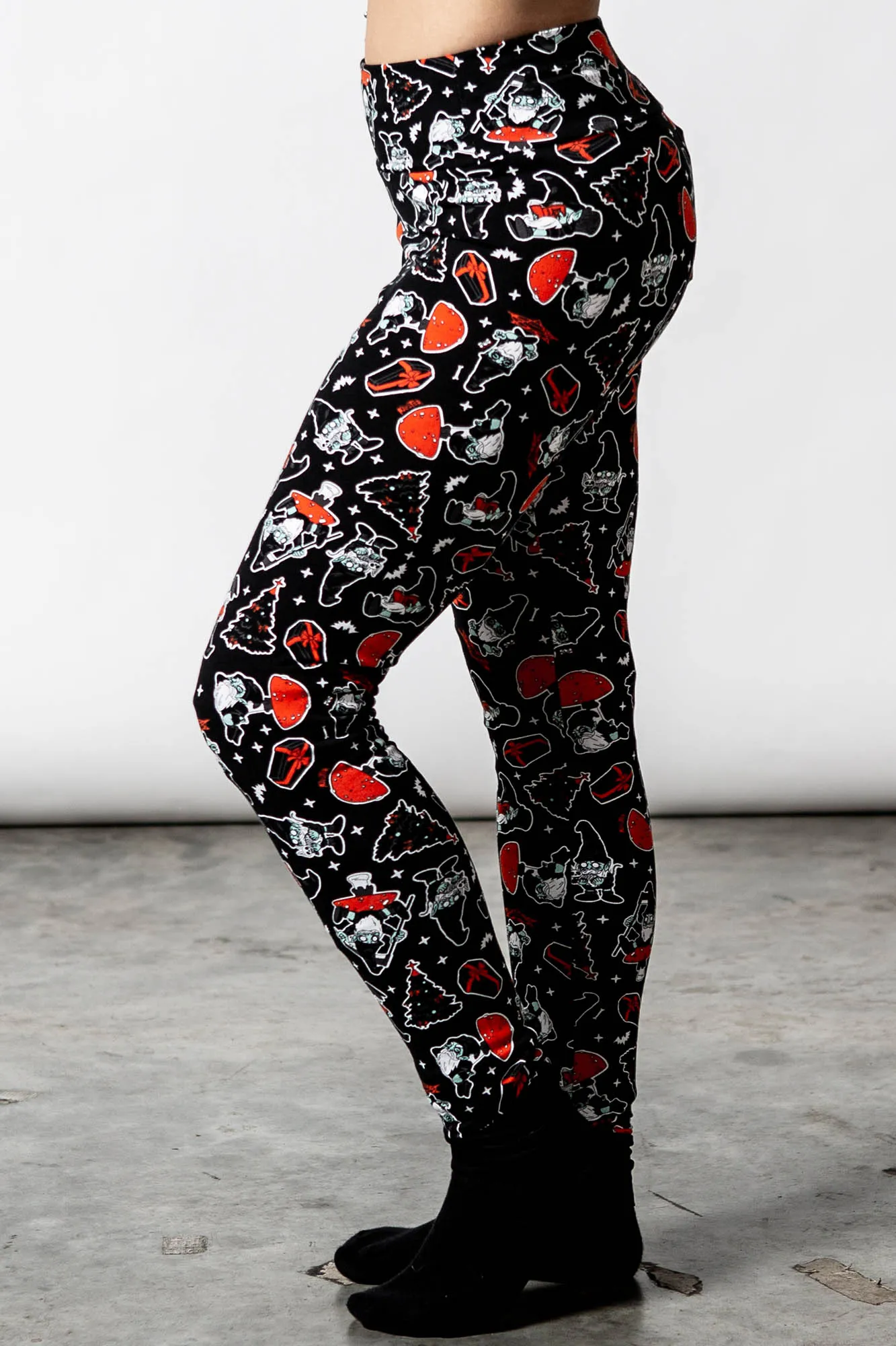 Gnomies Lounge Leggings sold by Killstar product image thumbnail 2
