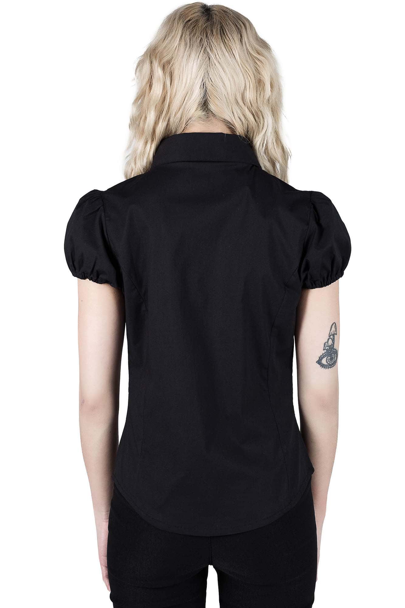 Hellstar Lace-Up Shirt Resurrect sold by Killstar product image thumbnail 2