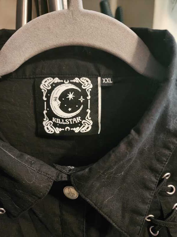 Hellstar Lace-Up Shirt Resurrect sold by Killstar product image thumbnail 5