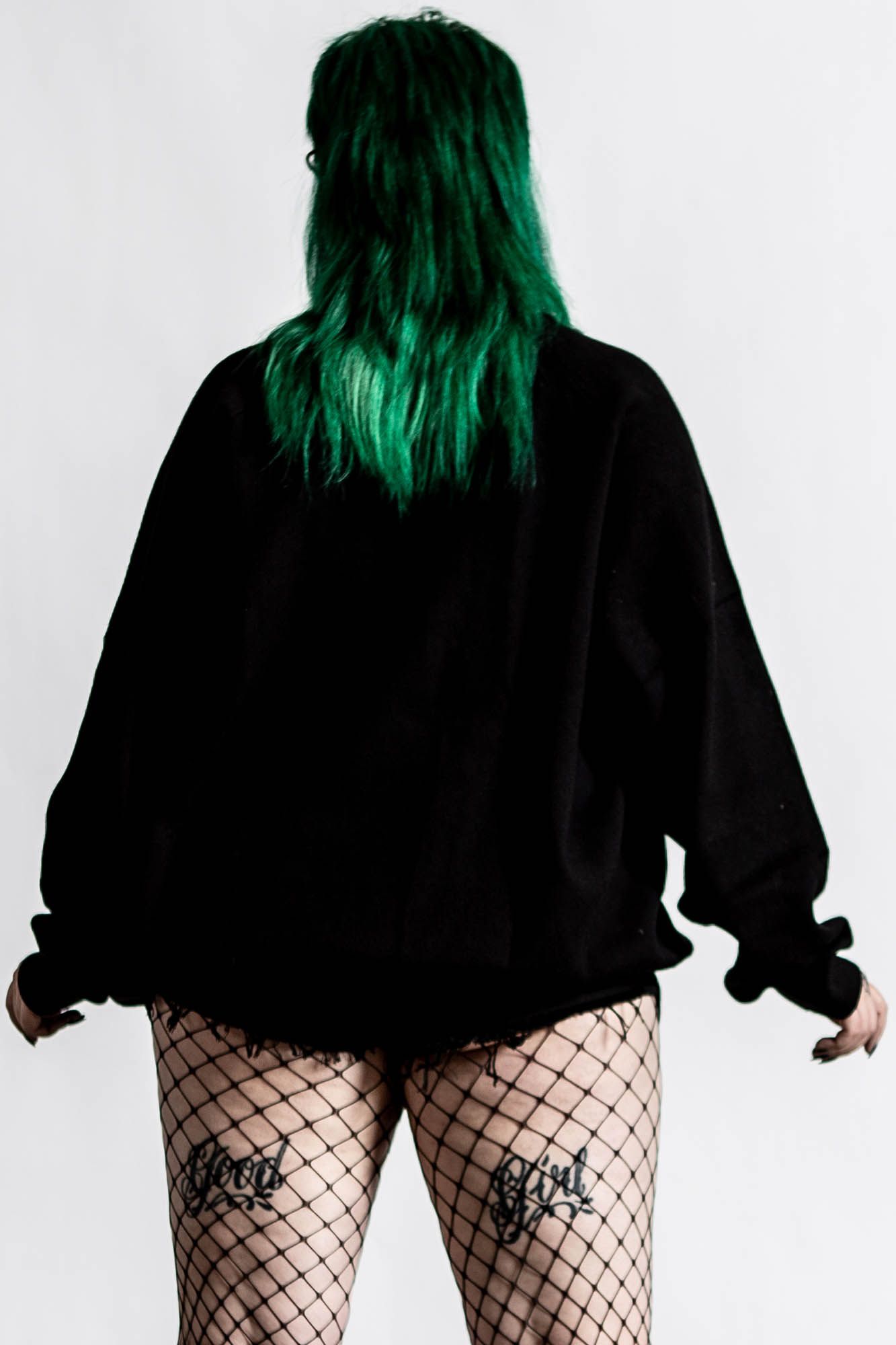 Meditate Batwing Knit Sweater Resurrect sold by Killstar product image thumbnail 2