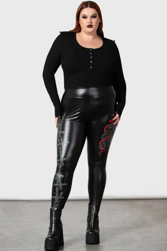 Sinner Leggings [PLUS] sold by Killstar