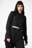 Ultraviolet Cropped Hoodie sold by Killstar