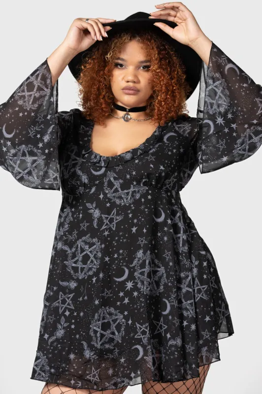 Astral Willow Dress [PLUS] sold by Killstar