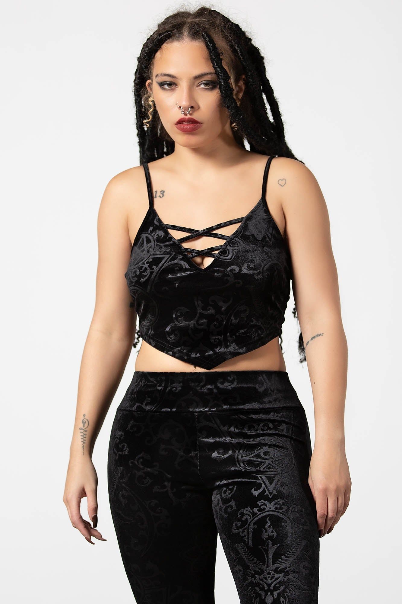 Blasphemia Strappy Top Resurrect sold by Killstar
