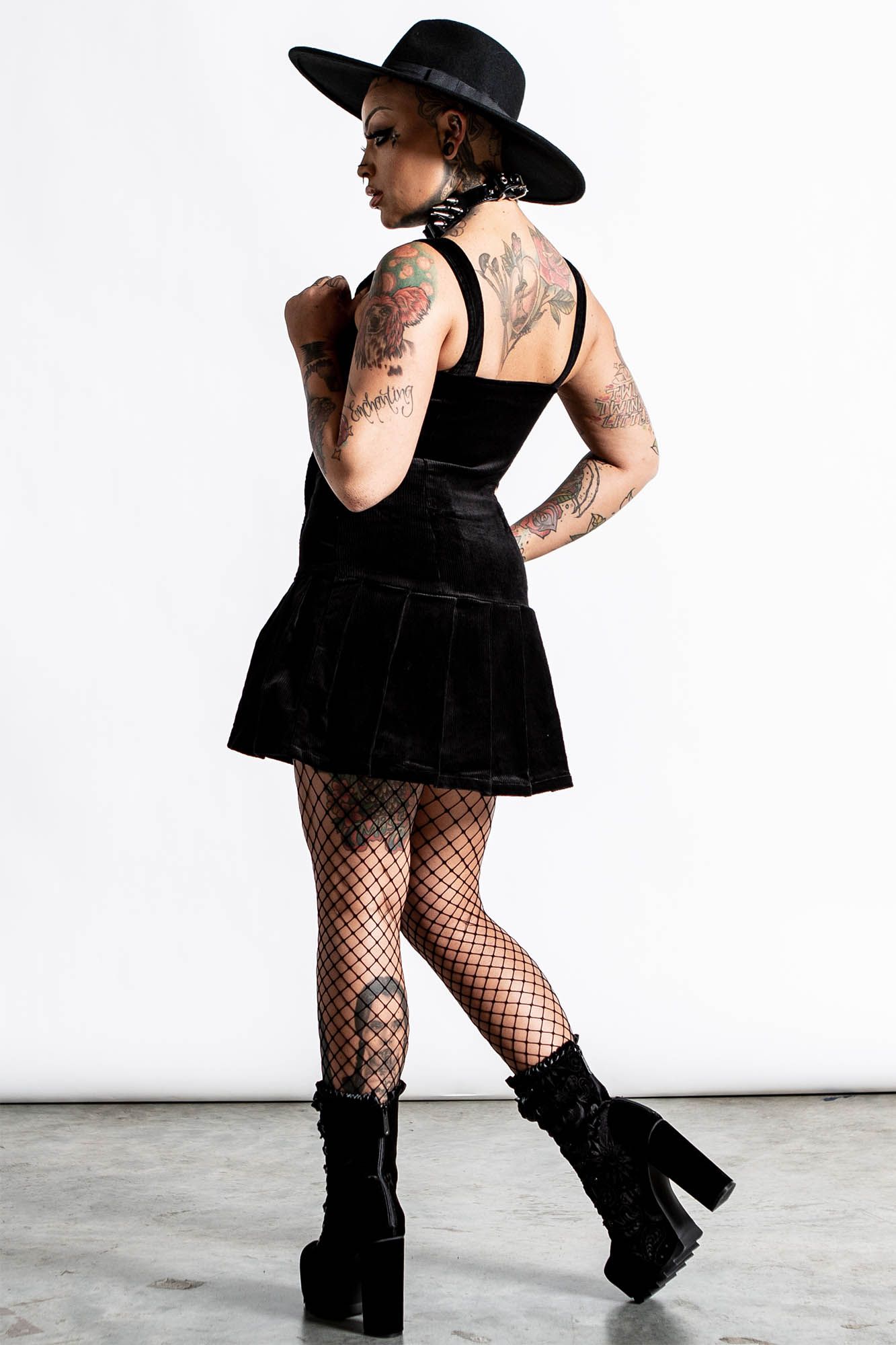 Griselda Corduroy Dress Resurrect sold by Killstar product image thumbnail 4