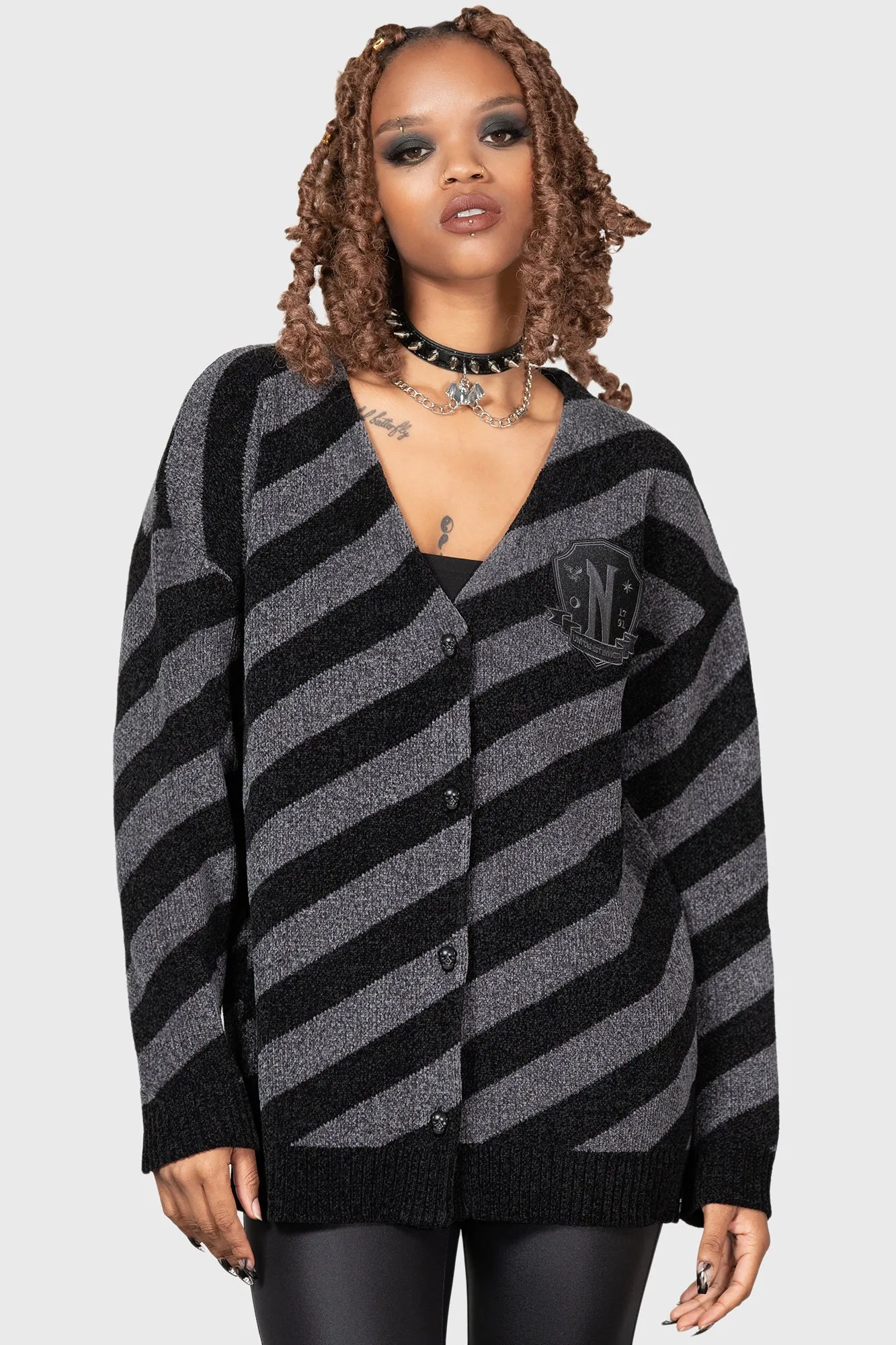 Everyone's Weird Oversized Cardigan sold by Killstar product image thumbnail 3