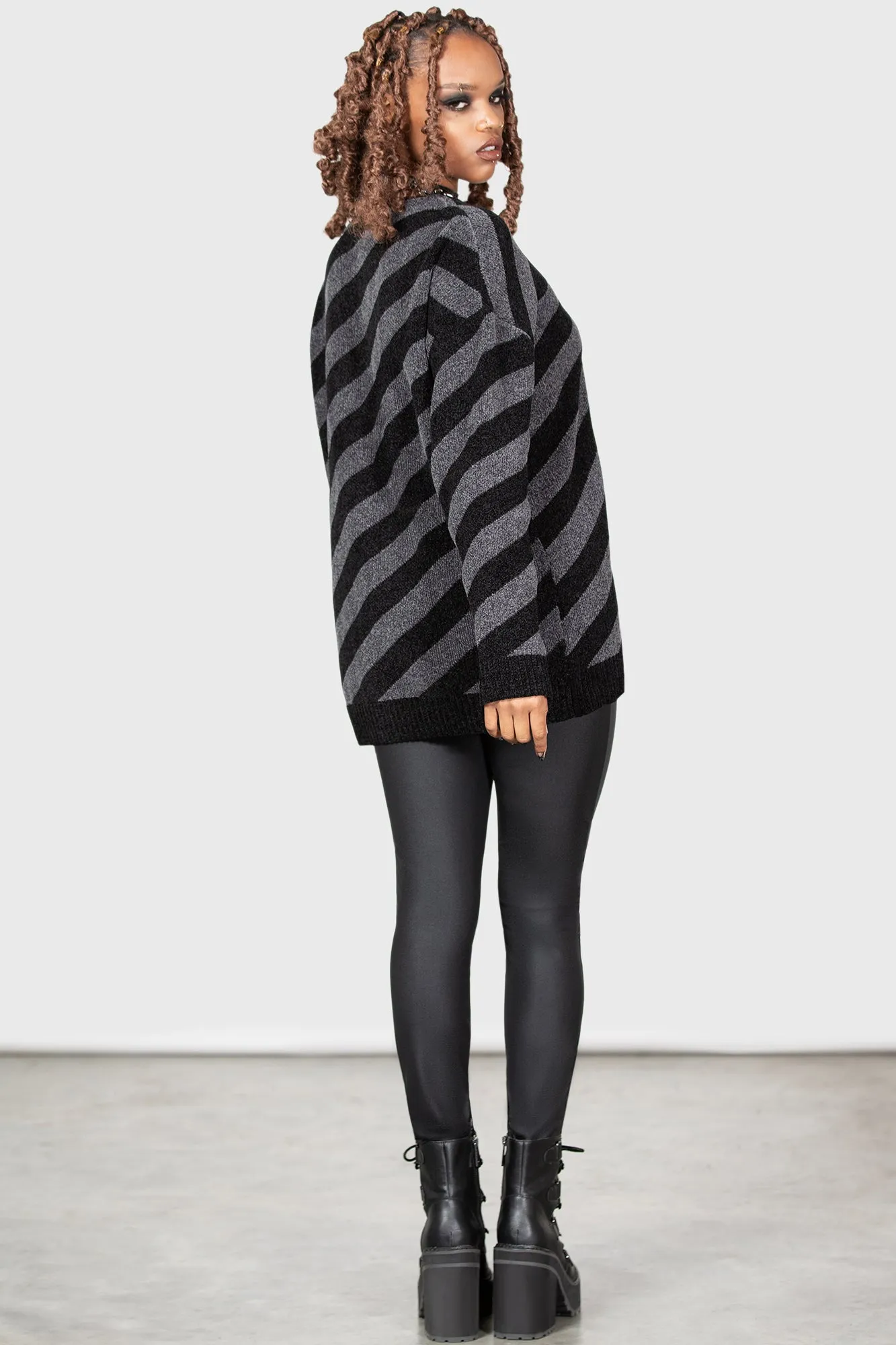 Everyone's Weird Oversized Cardigan sold by Killstar product image thumbnail 5