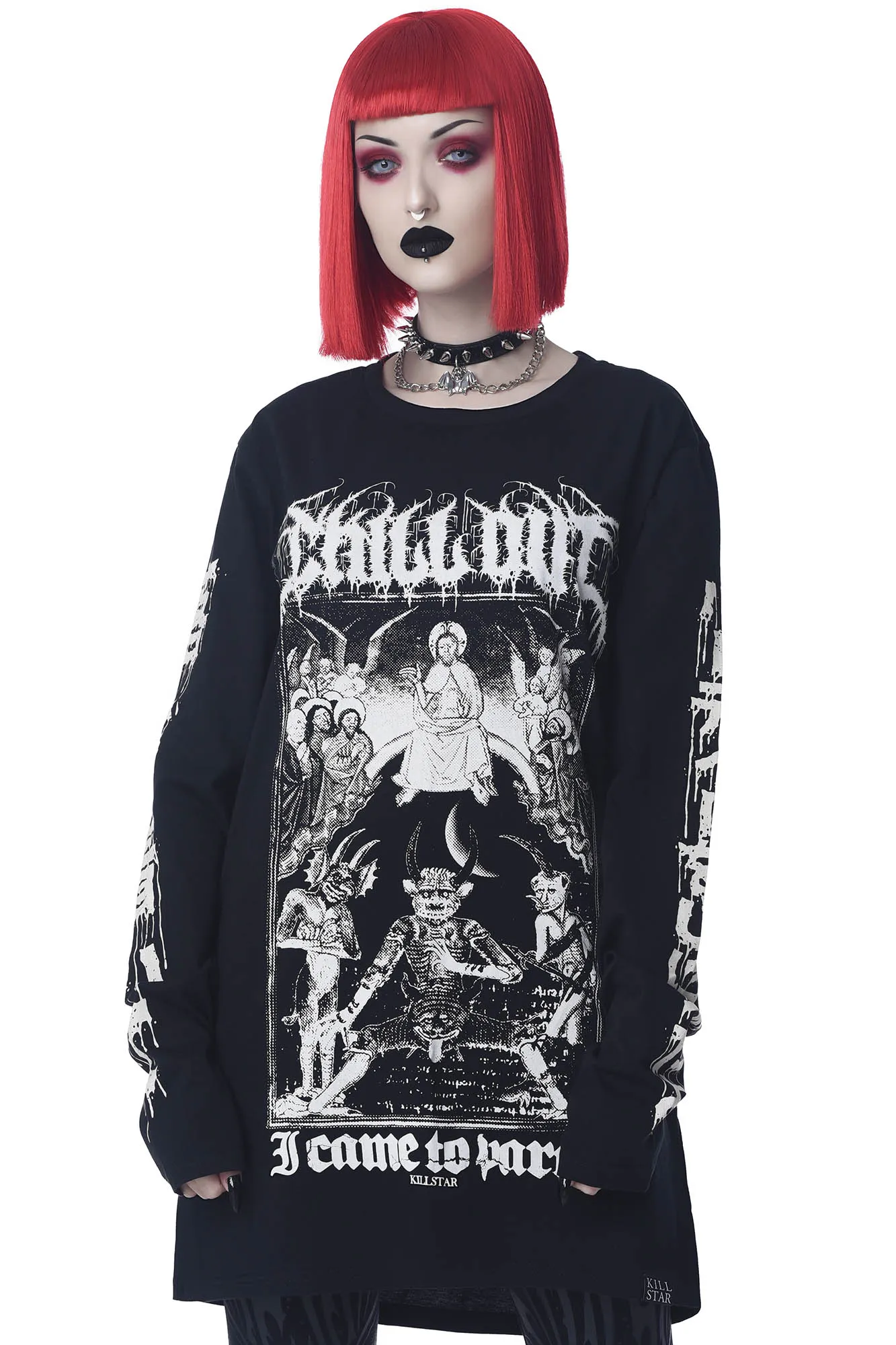 Chill Out Long Sleeve Top sold by Killstar
