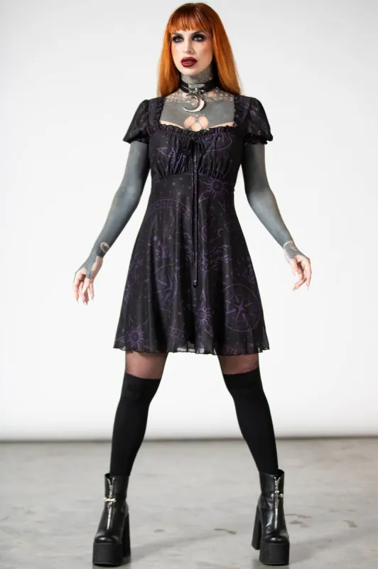 Conjura Mesh Babydoll Dress sold by Killstar